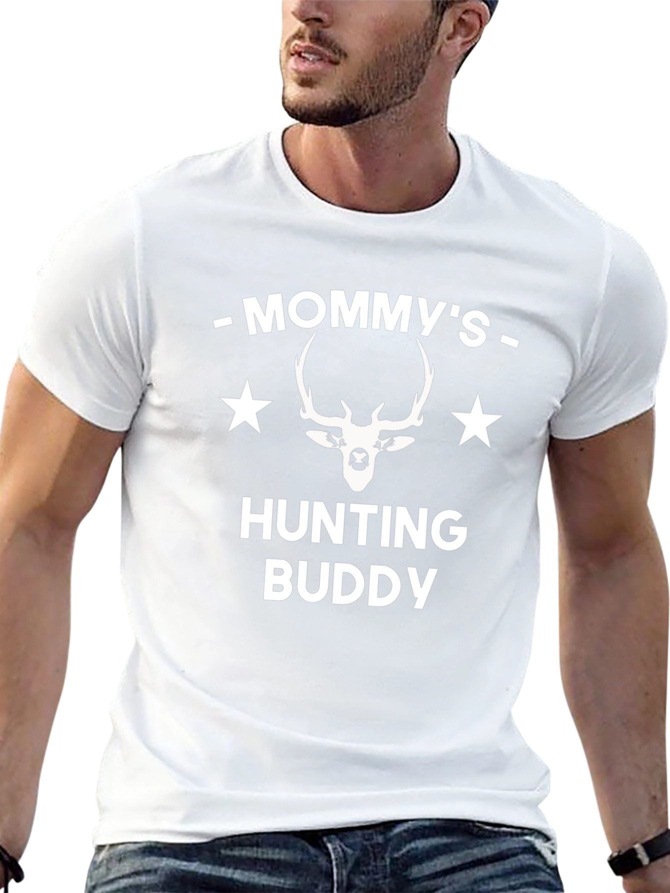 Mommys Hunting Buddy Graphic Tee