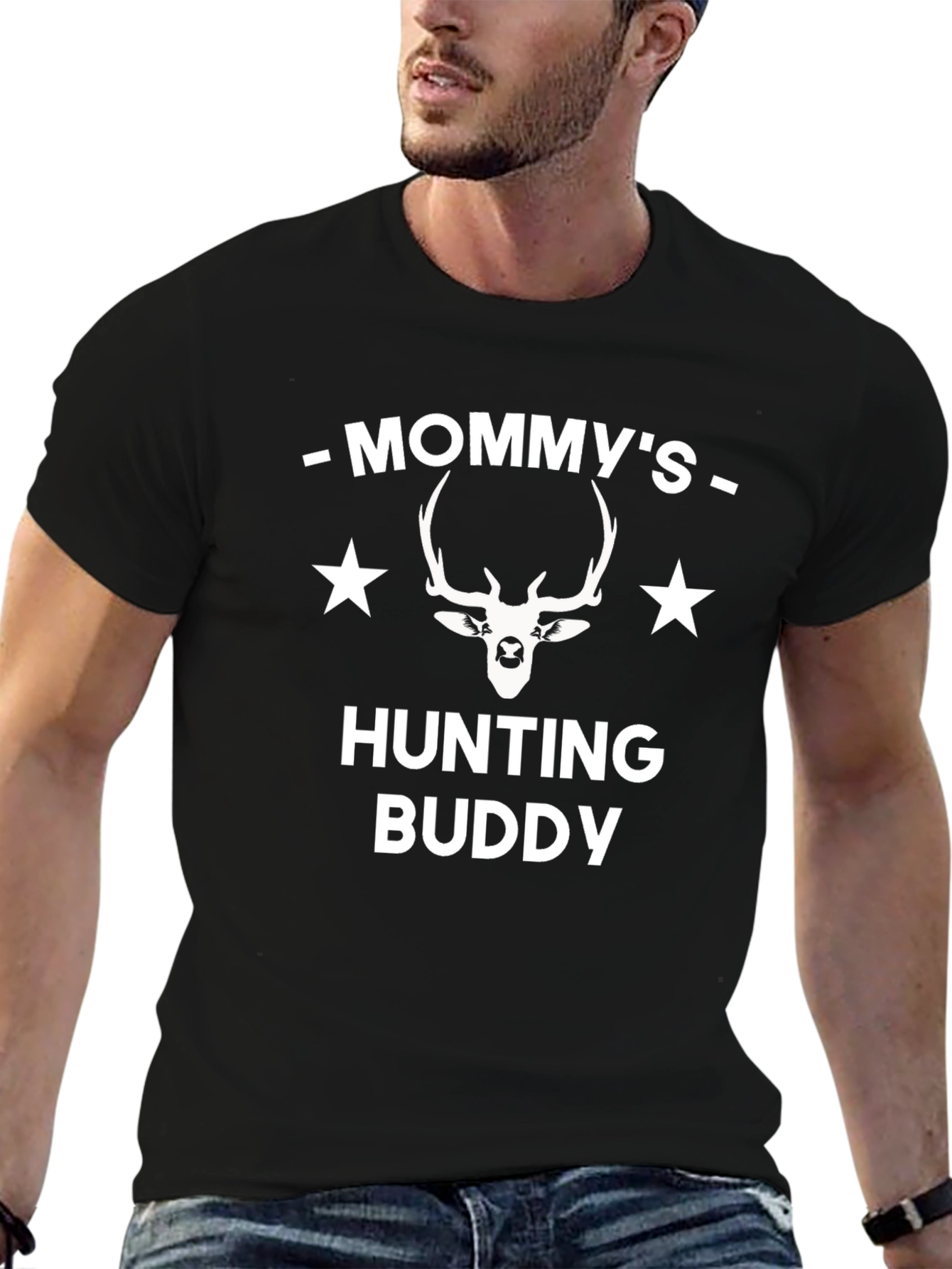 Mommys Hunting Buddy Graphic Tee