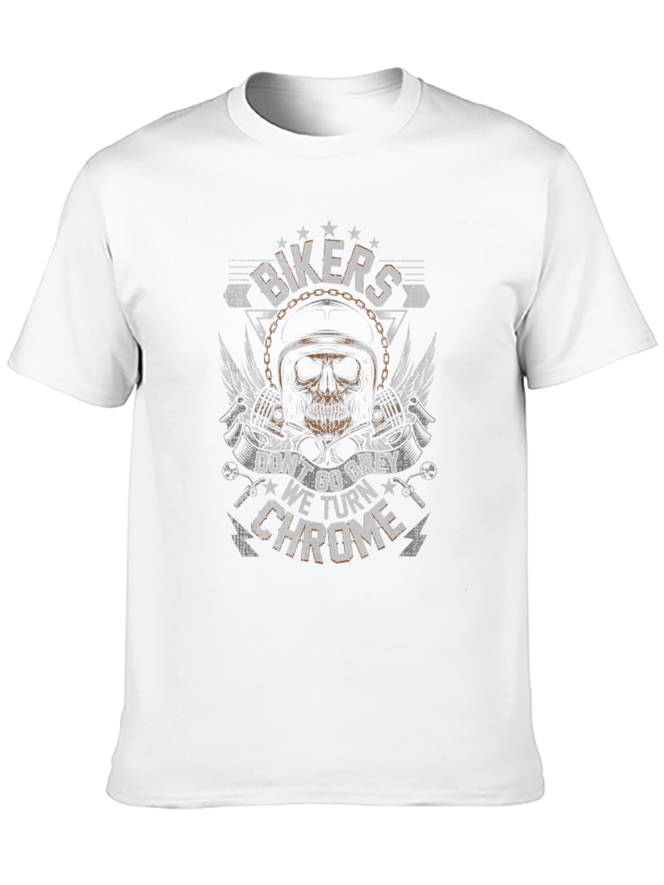 Bikers Chrome T-Shirt: Ride in Style!