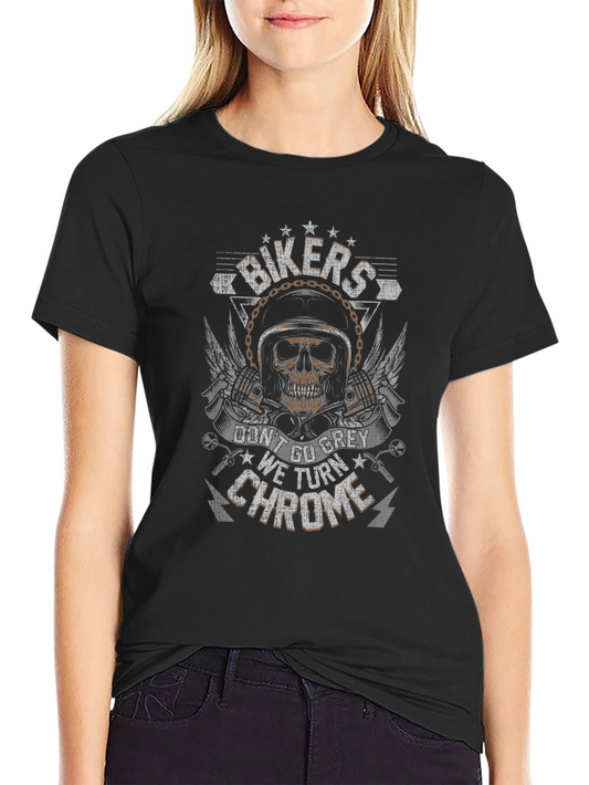 Bikers Chrome T-Shirt: Ride in Style!