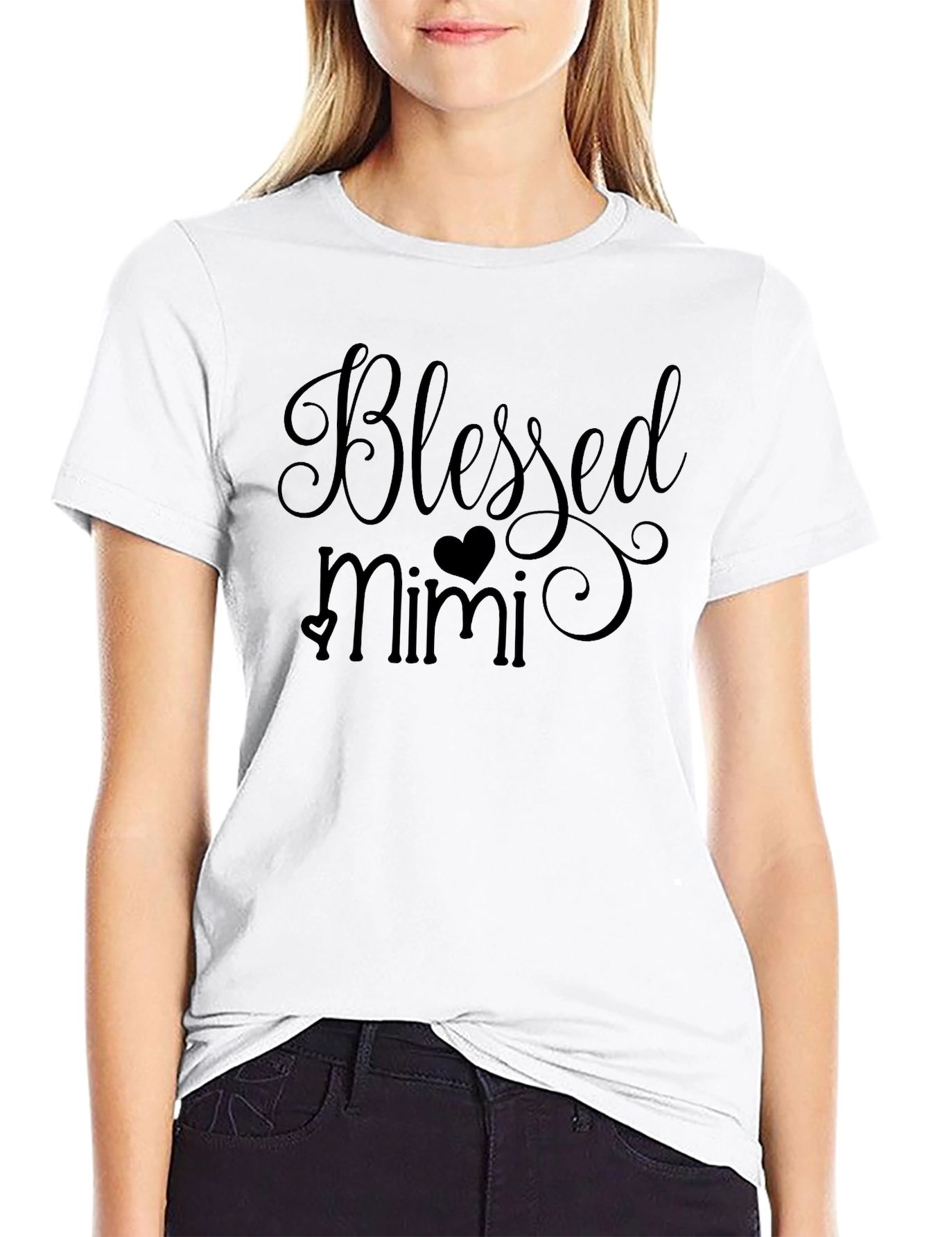 Blessed Mimi Black T-Shirt