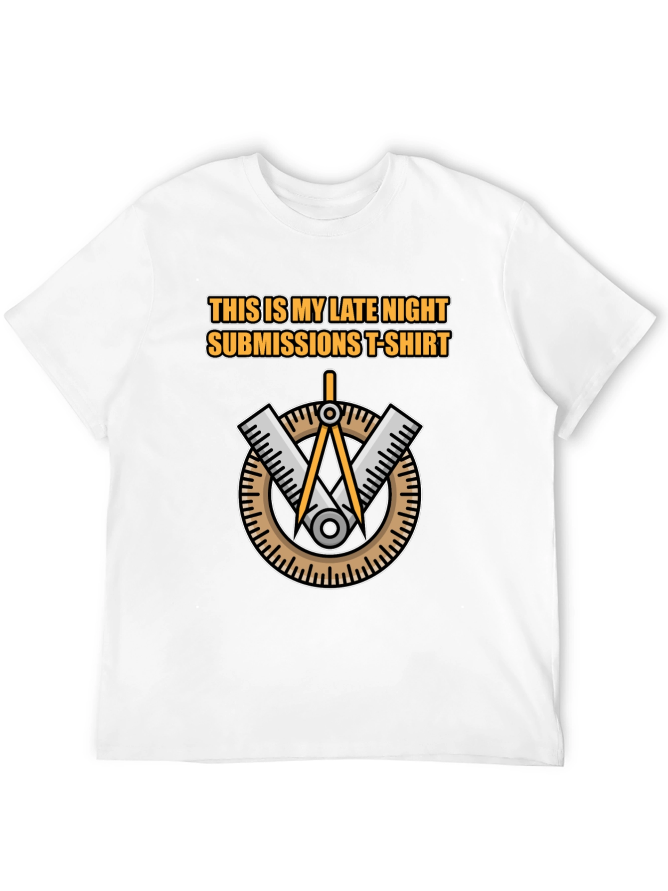 Late Night Submissions T-Shirt - Black Cotton Graphic Tee