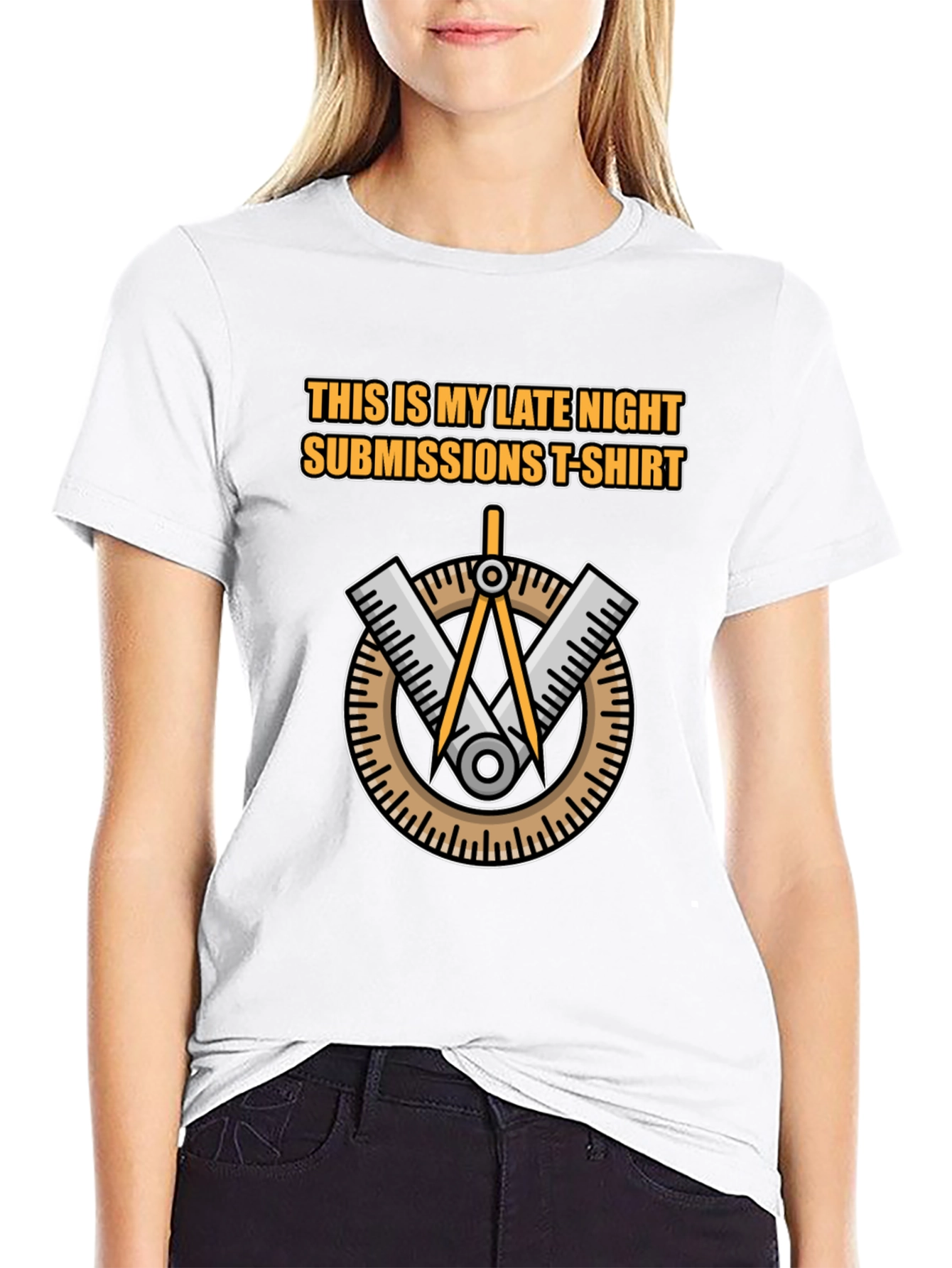 Late Night Submissions T-Shirt - Black Cotton Graphic Tee