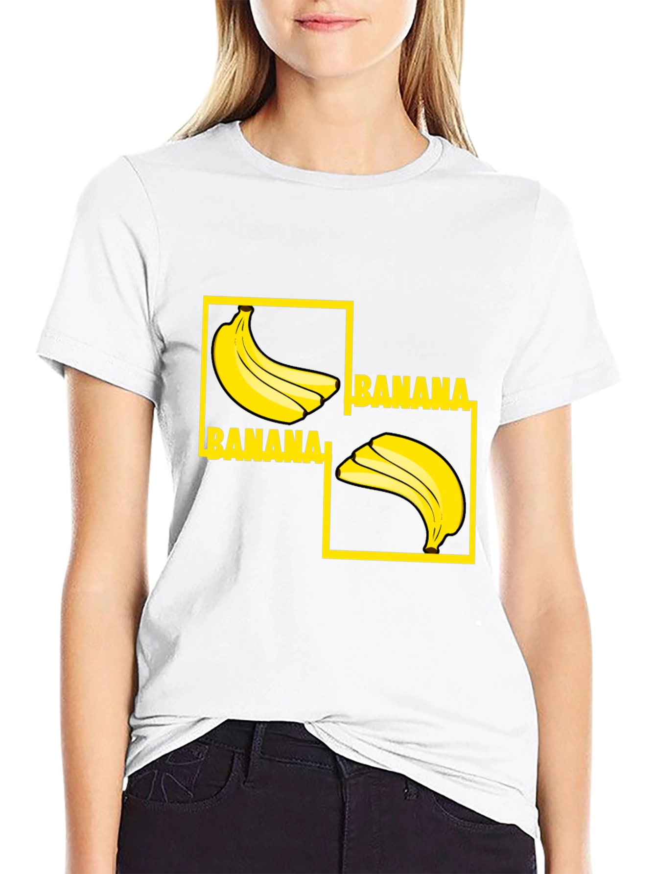 Banana Graphic Tee - Quirky & Fun Black T-Shirt