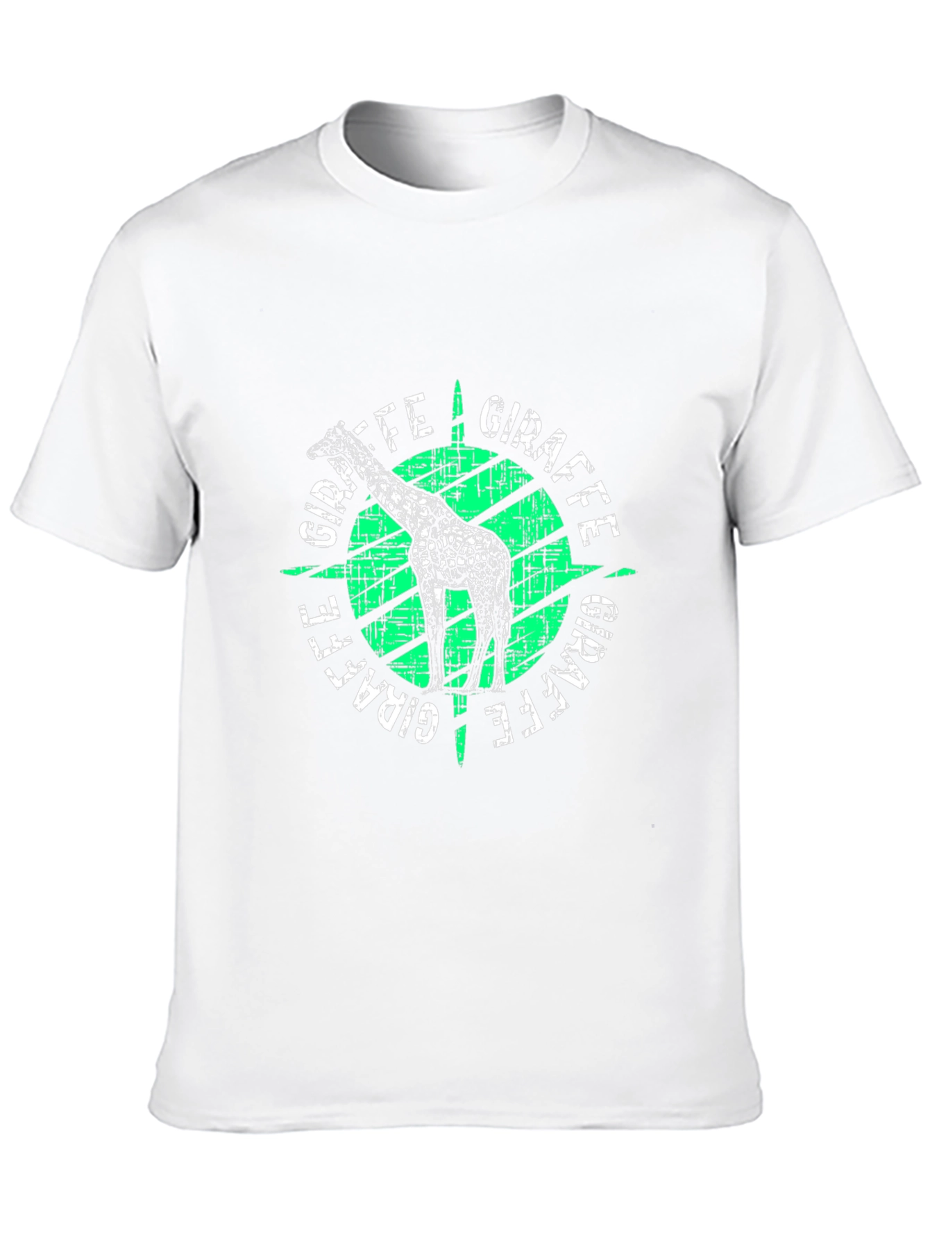 Giraffe Graphic Print T-Shirt