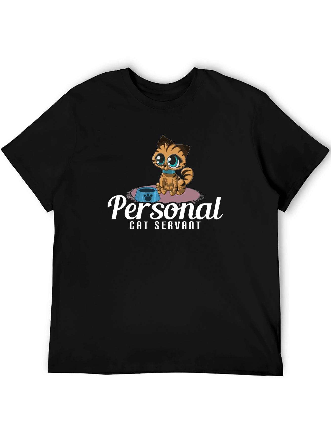 Personal Cat Servant T-Shirt - Cute Kitten Design