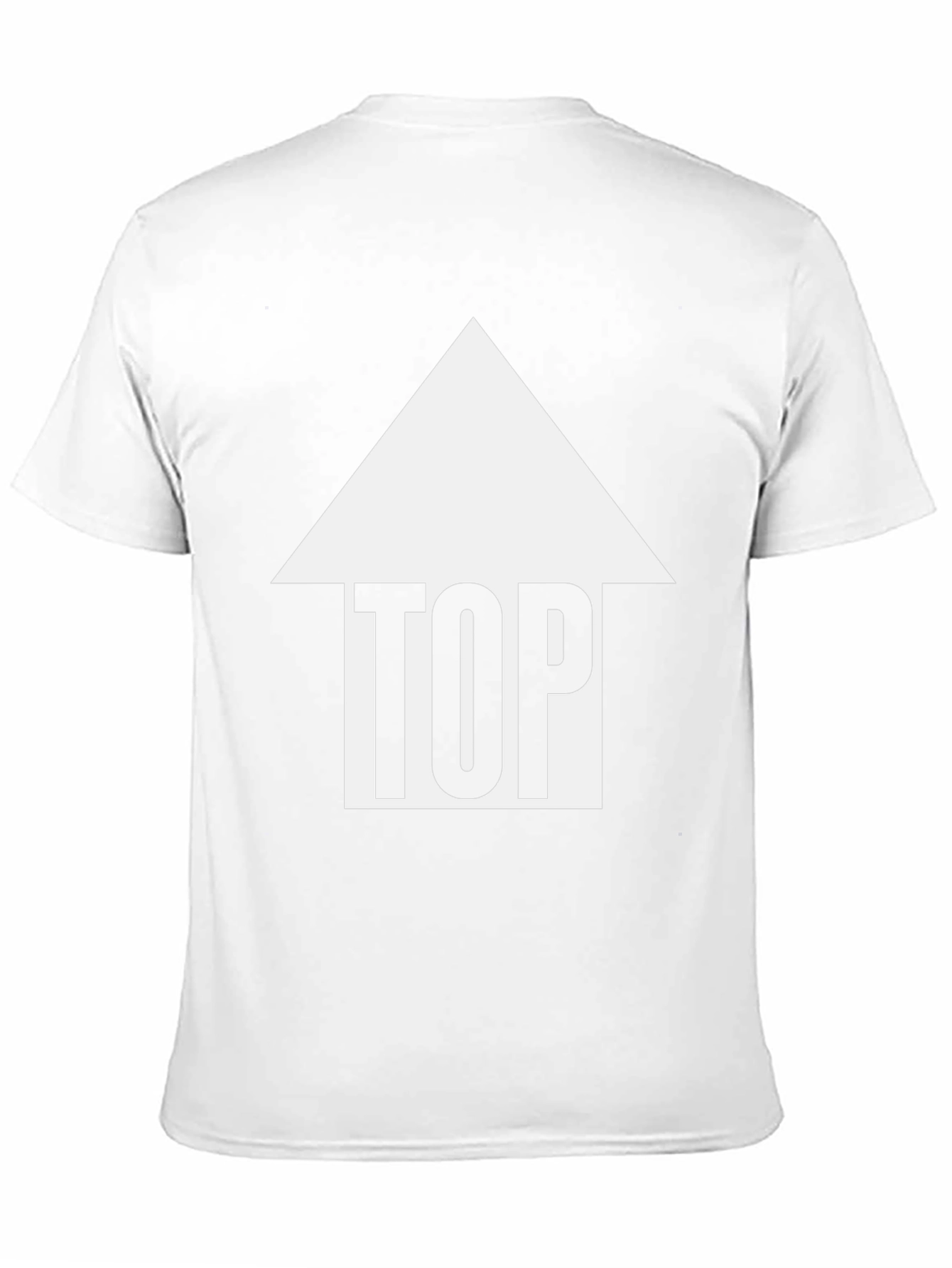 Top Arrow Graphic Print Tee Shirt - Black
