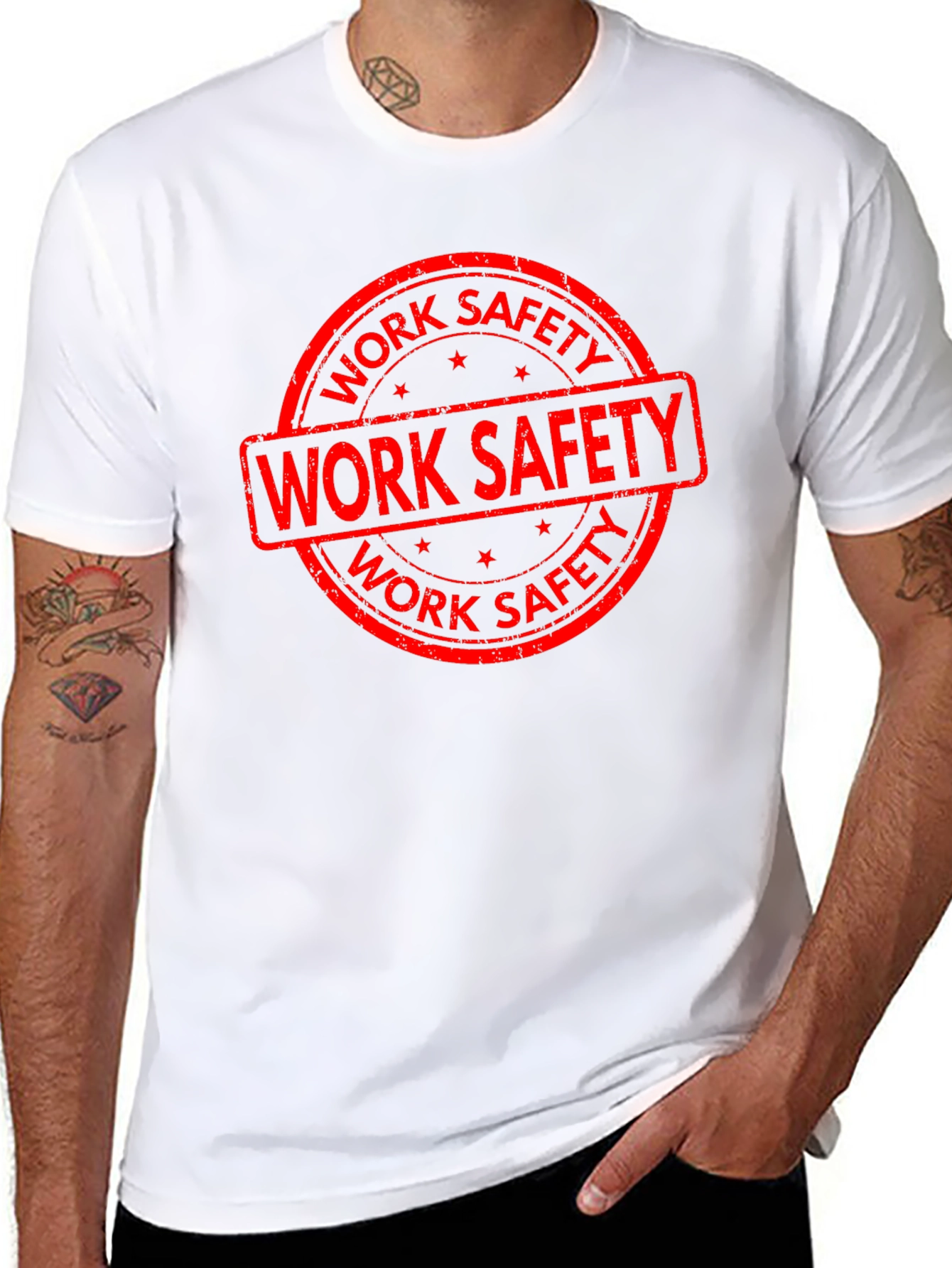 Work Safety Graphic Tee - Black