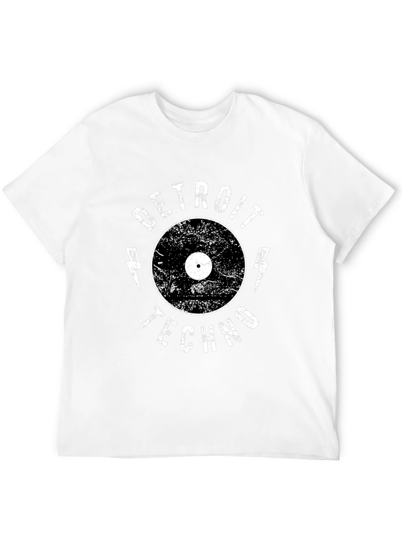 Detroit Techno Record Graphic T-Shirt