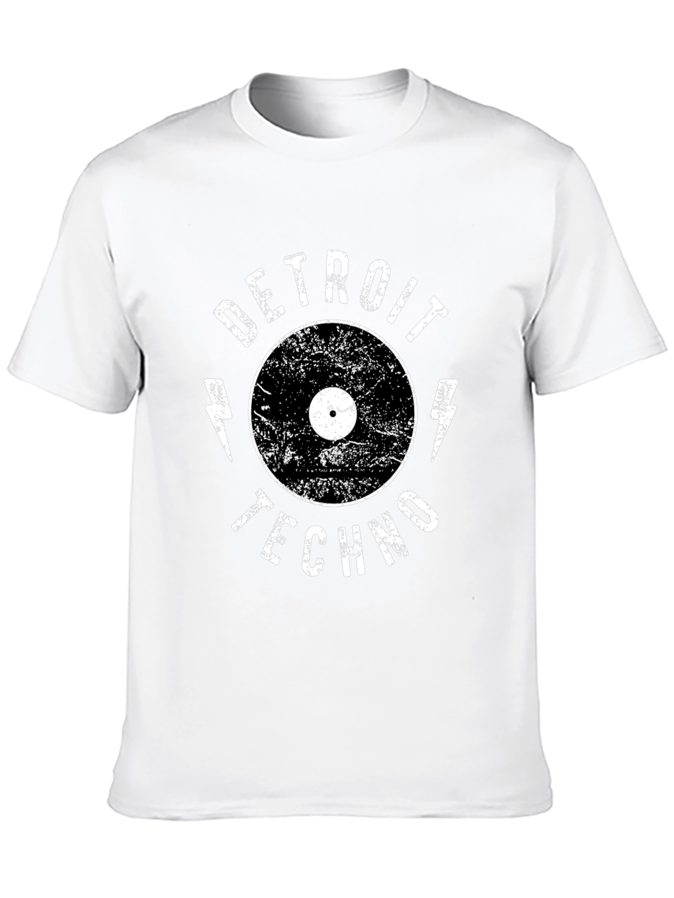 Detroit Techno Record Graphic T-Shirt