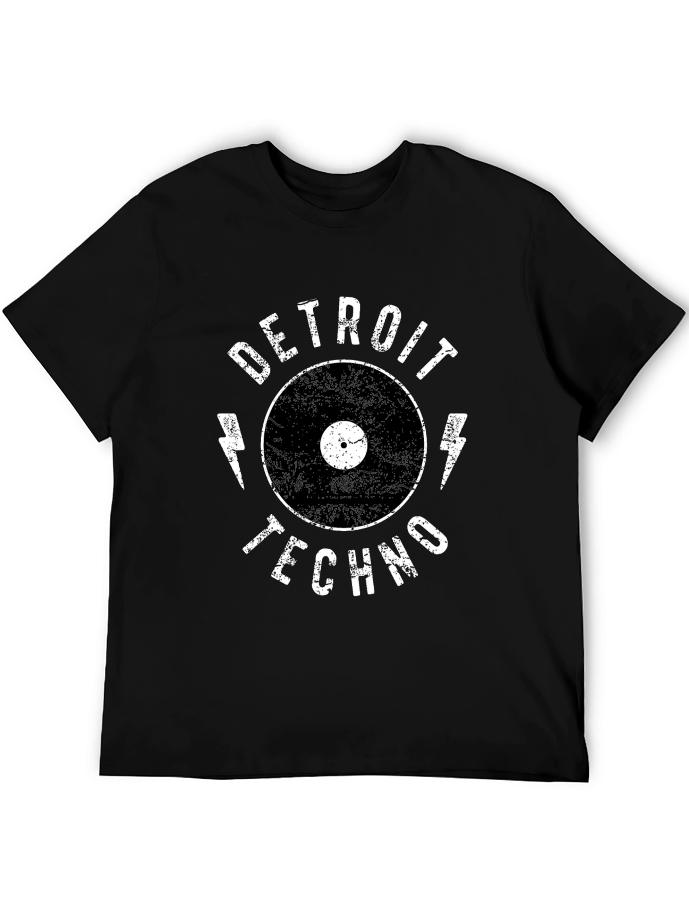 Detroit Techno Record Graphic T-Shirt