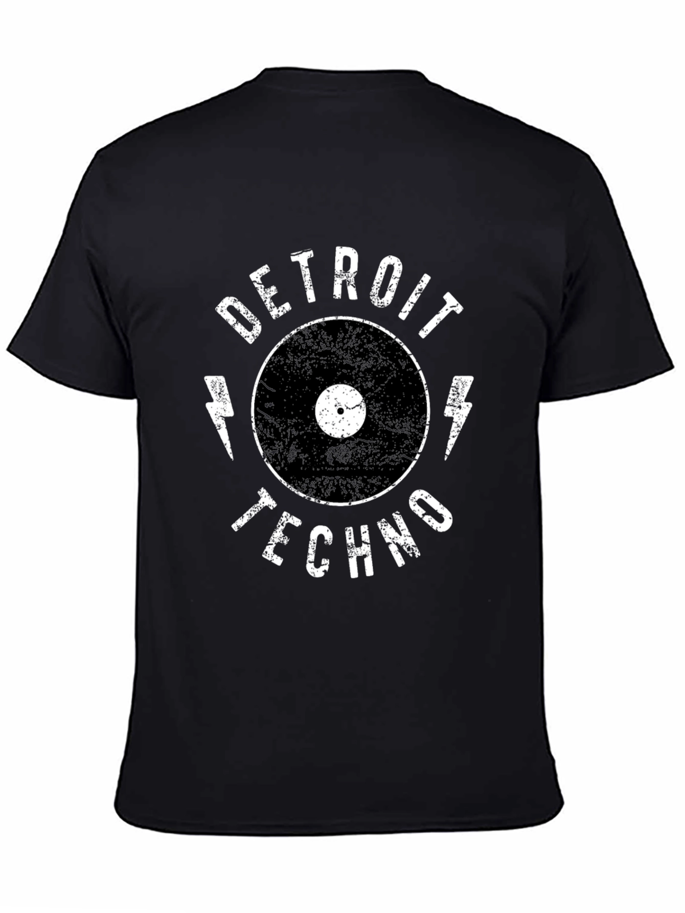 Detroit Techno Record Graphic T-Shirt