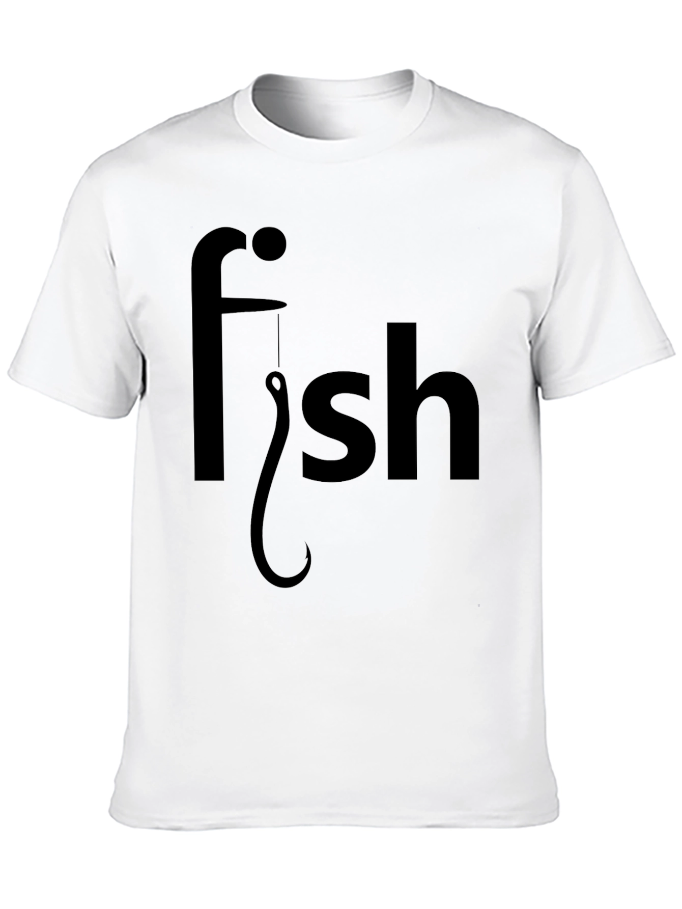 Funny Fishing T-Shirt - Fish Hook Design