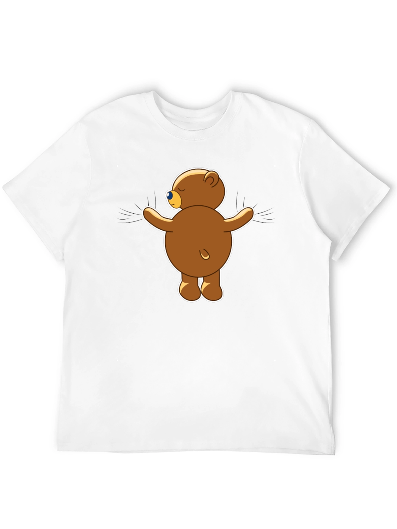 Cute Teddy Bear Hugging You Graphic T-Shirt