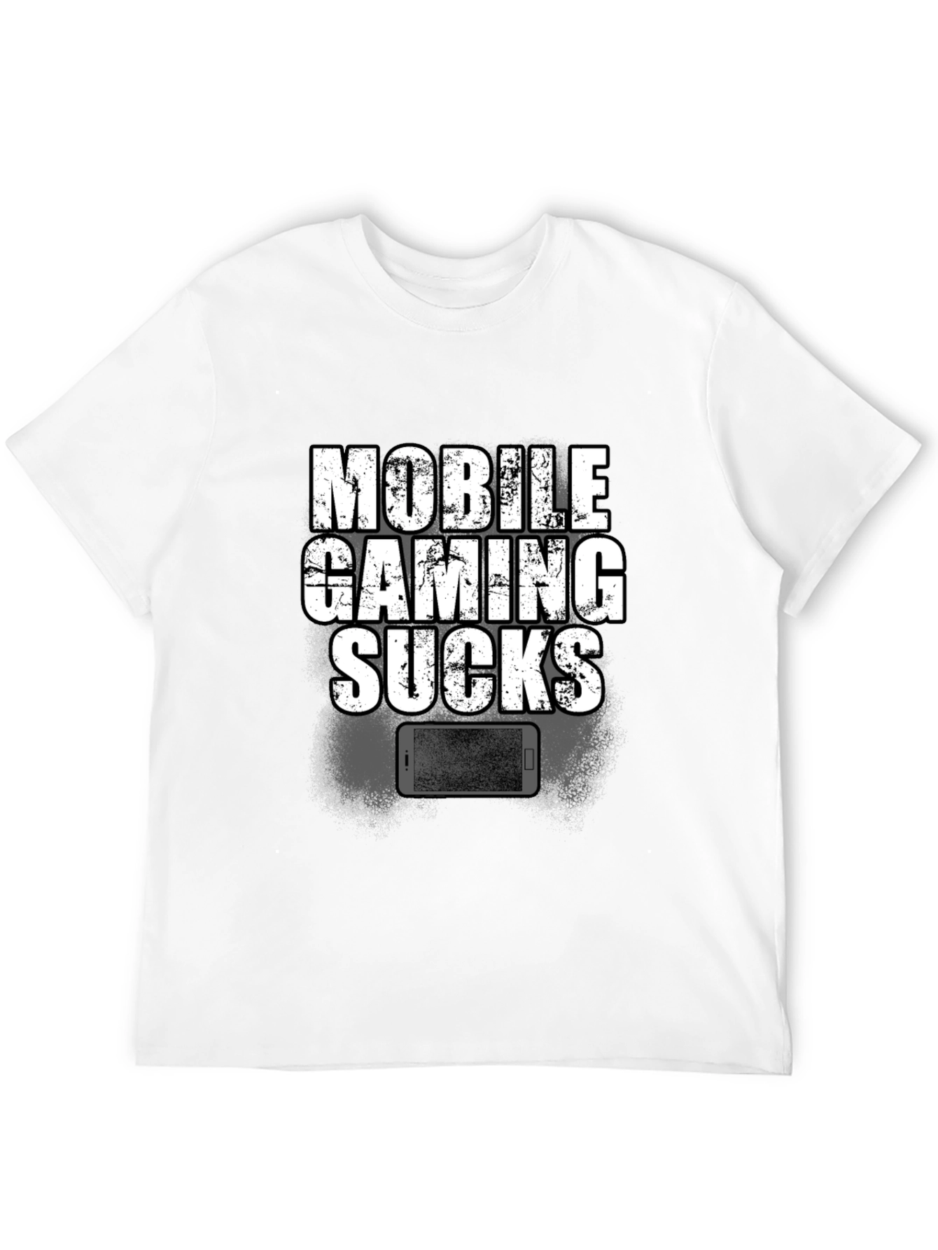 Mobile Gaming Sucks T-Shirt - Funny Gamer Tee