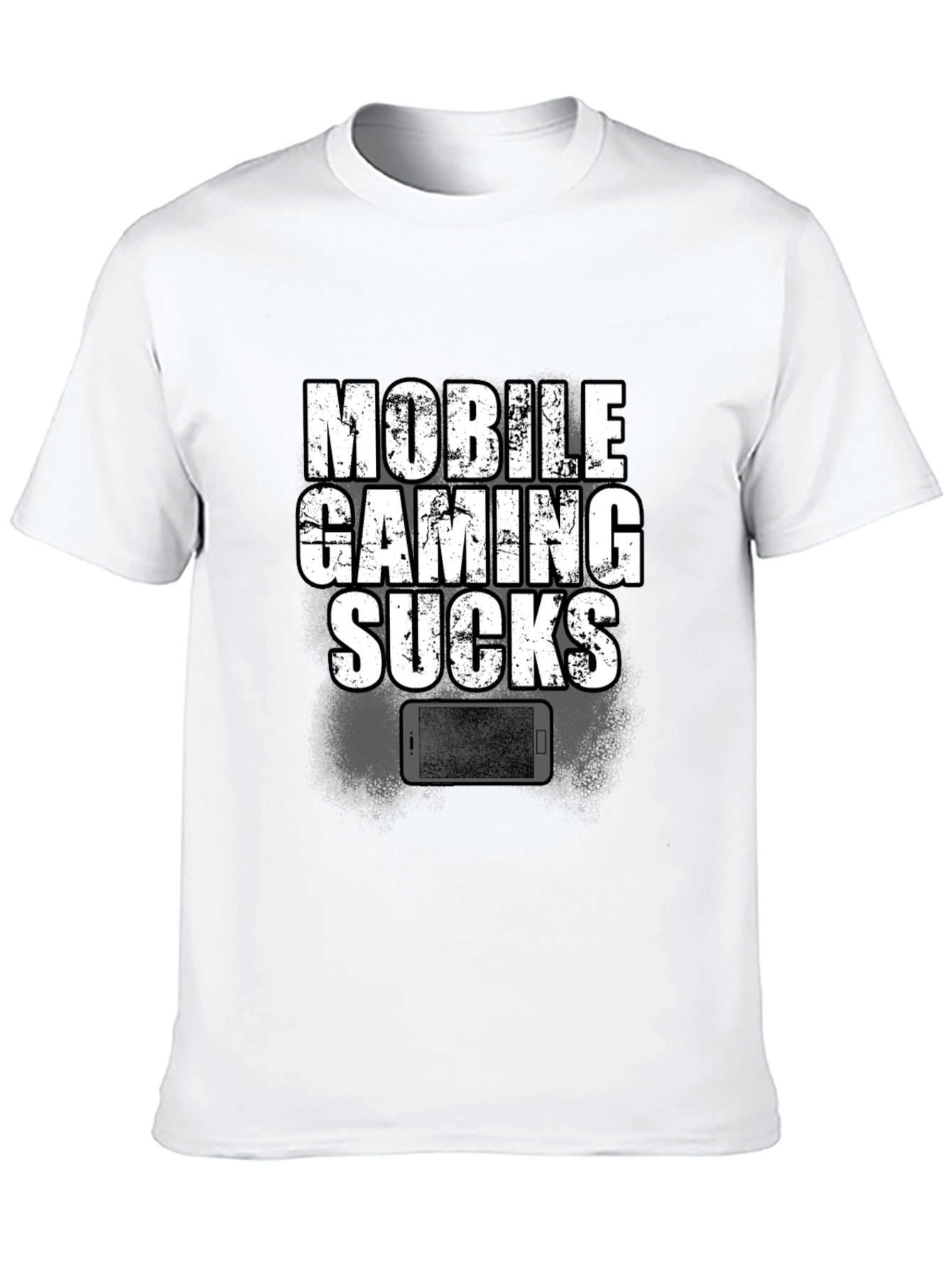 Mobile Gaming Sucks T-Shirt - Funny Gamer Tee