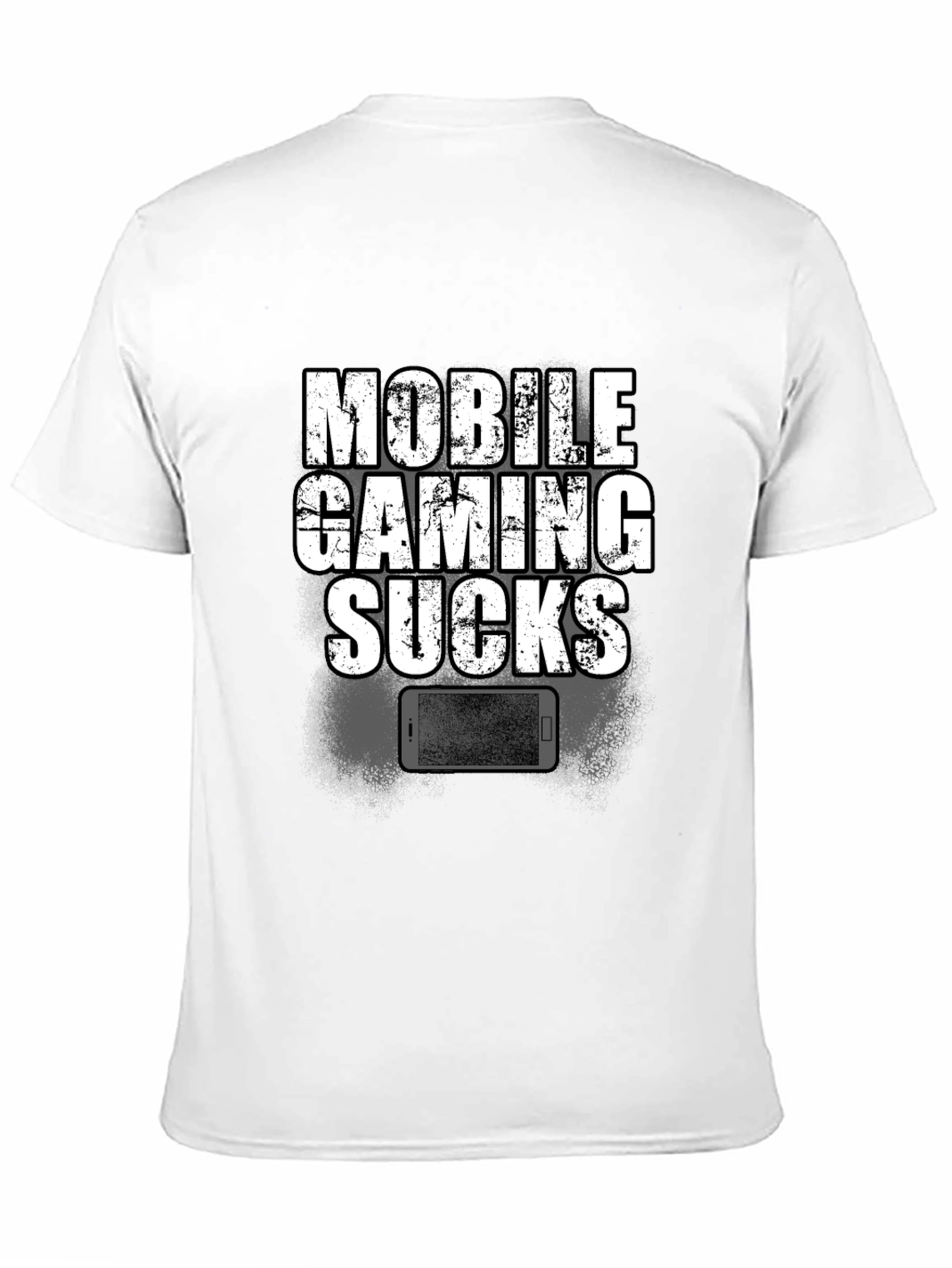 Mobile Gaming Sucks T-Shirt - Funny Gamer Tee