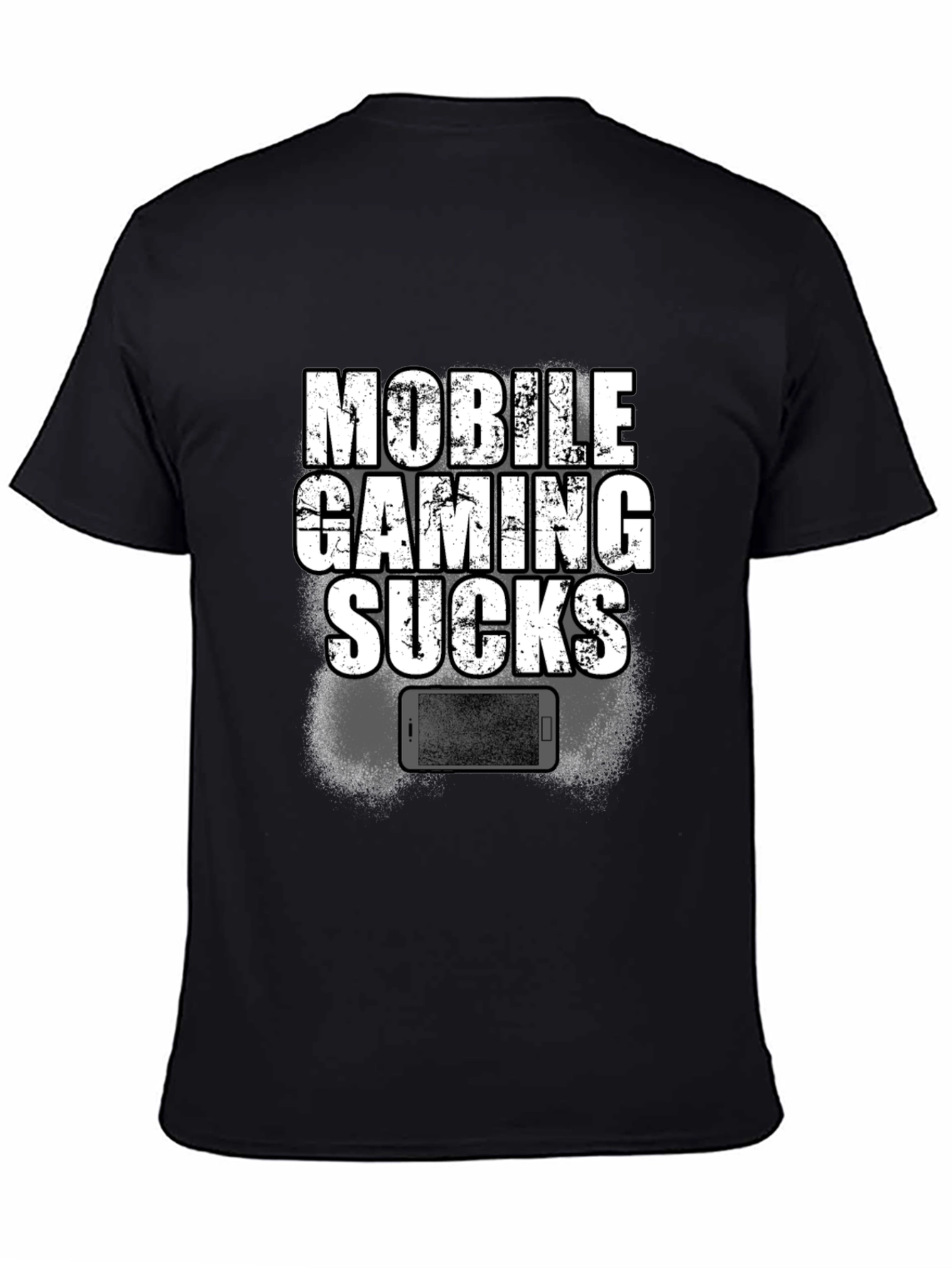 Mobile Gaming Sucks T-Shirt - Funny Gamer Tee
