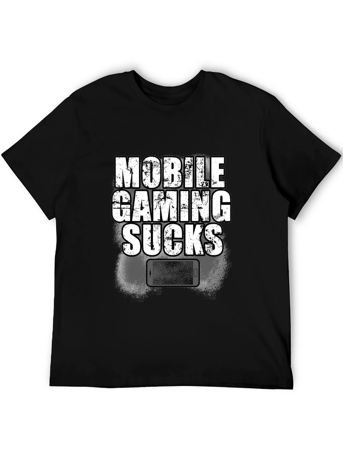 Mobile Gaming Sucks T-Shirt - Funny Gamer Tee