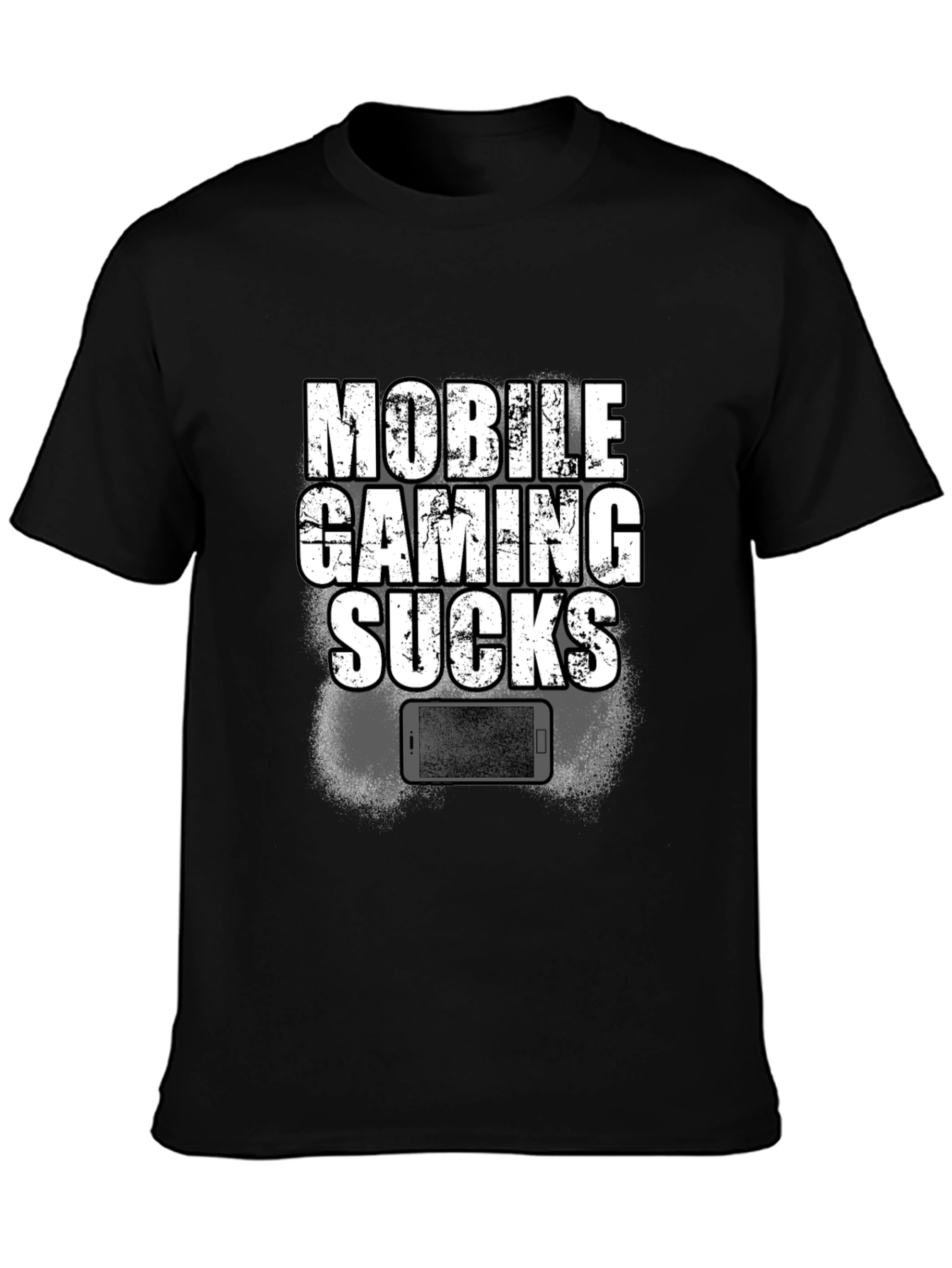 Mobile Gaming Sucks T-Shirt - Funny Gamer Tee