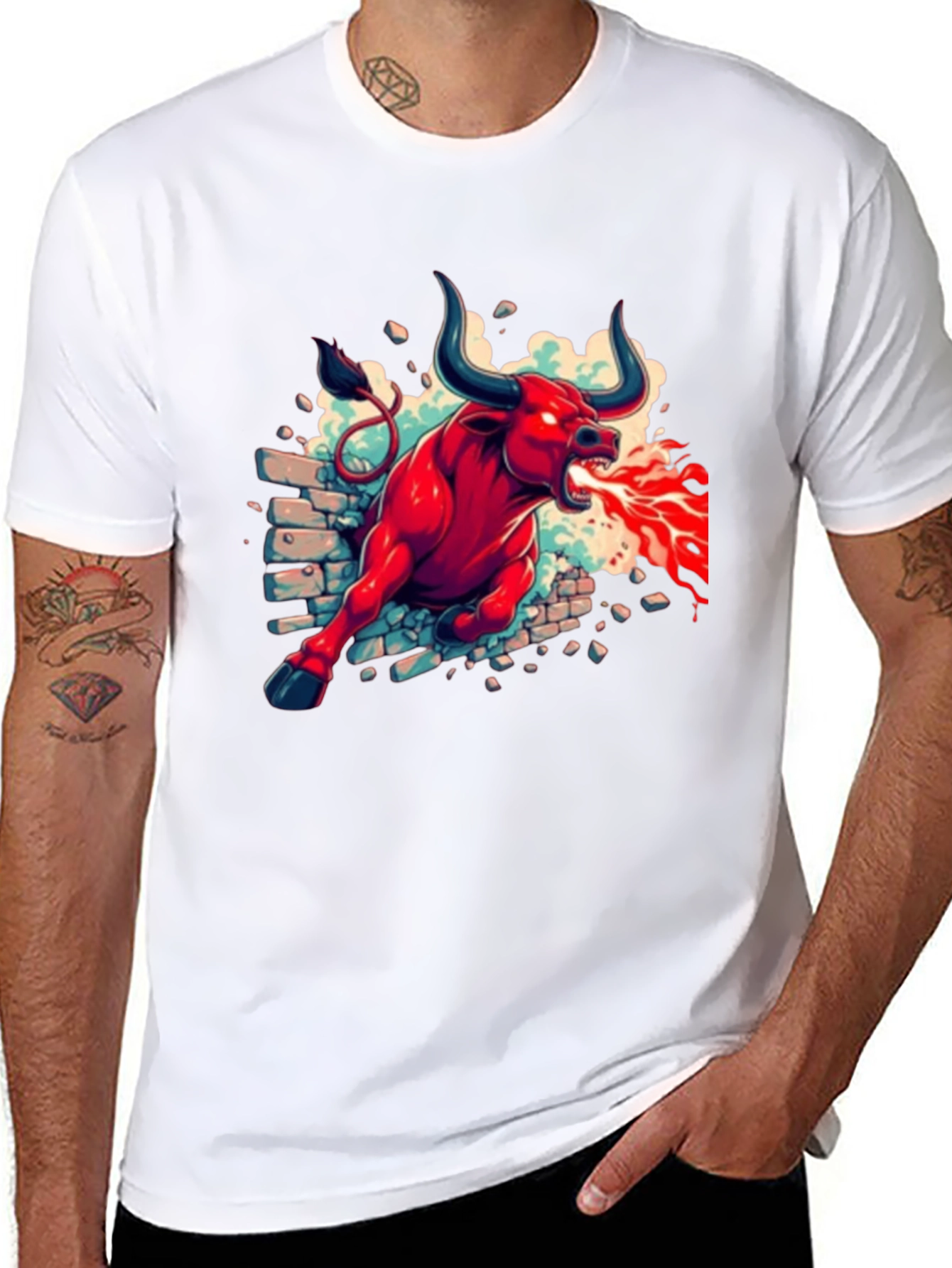Raging Bull Graphic Tee - Fierce Style