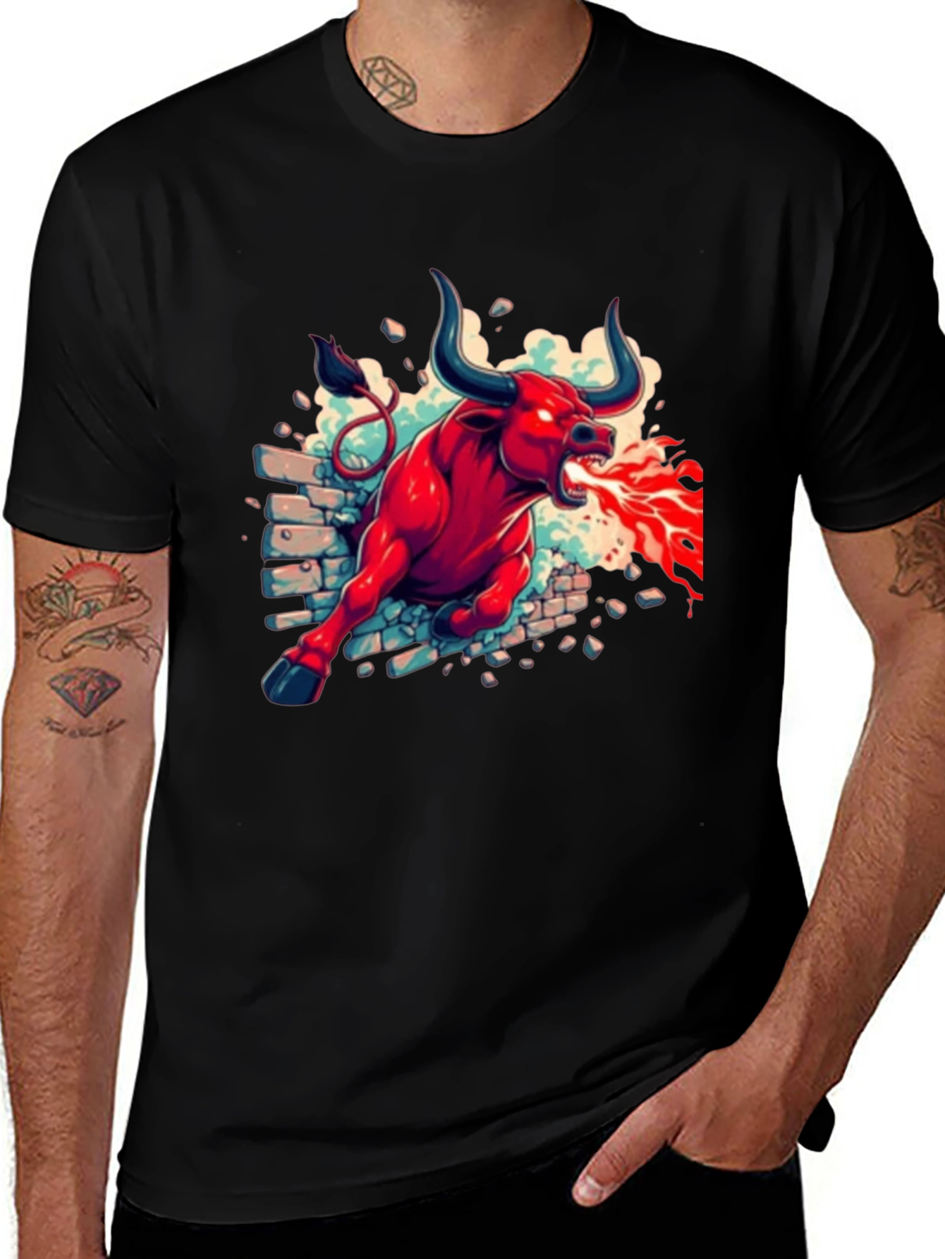 Raging Bull Graphic Tee - Fierce Style