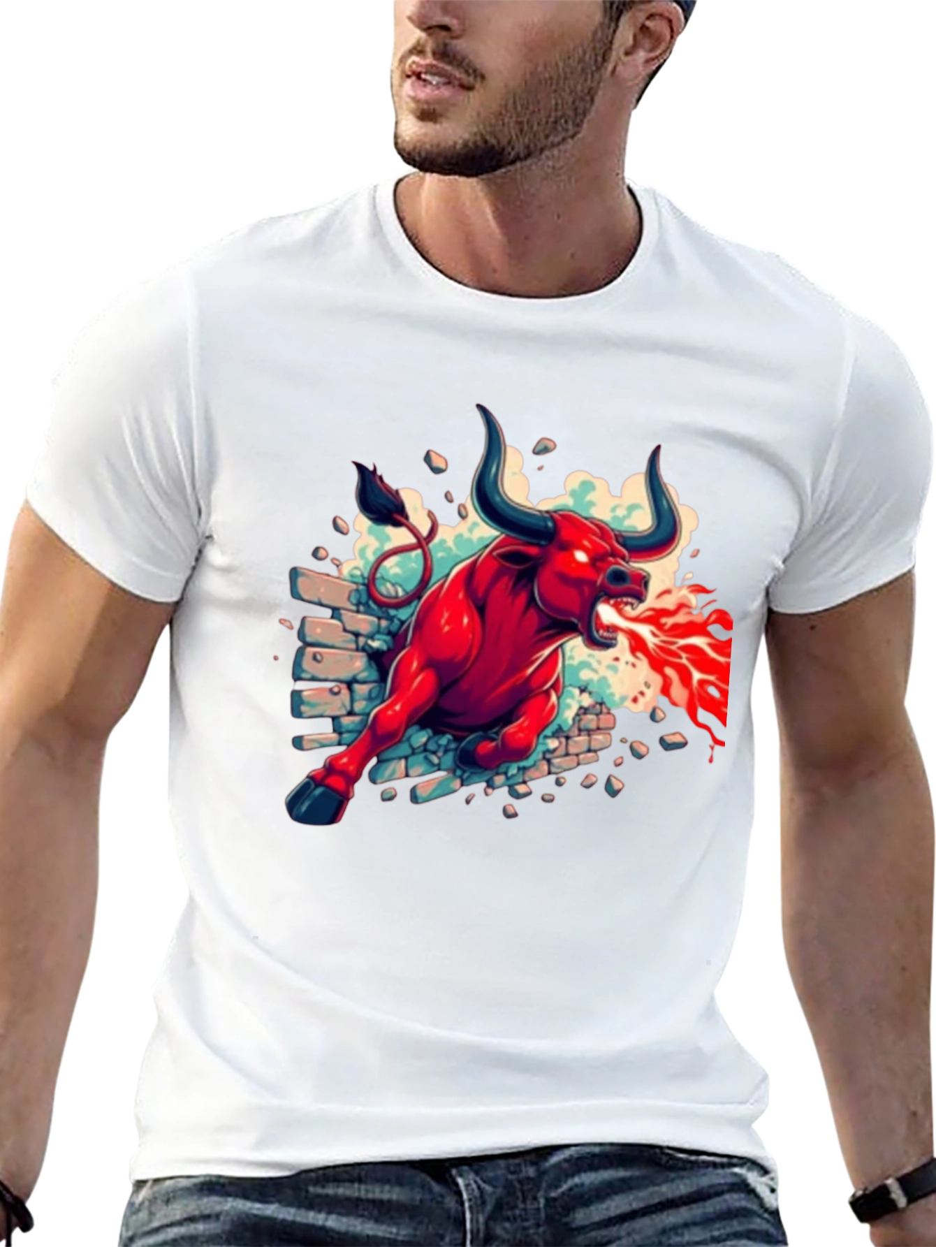 Raging Bull Graphic Tee - Fierce Style