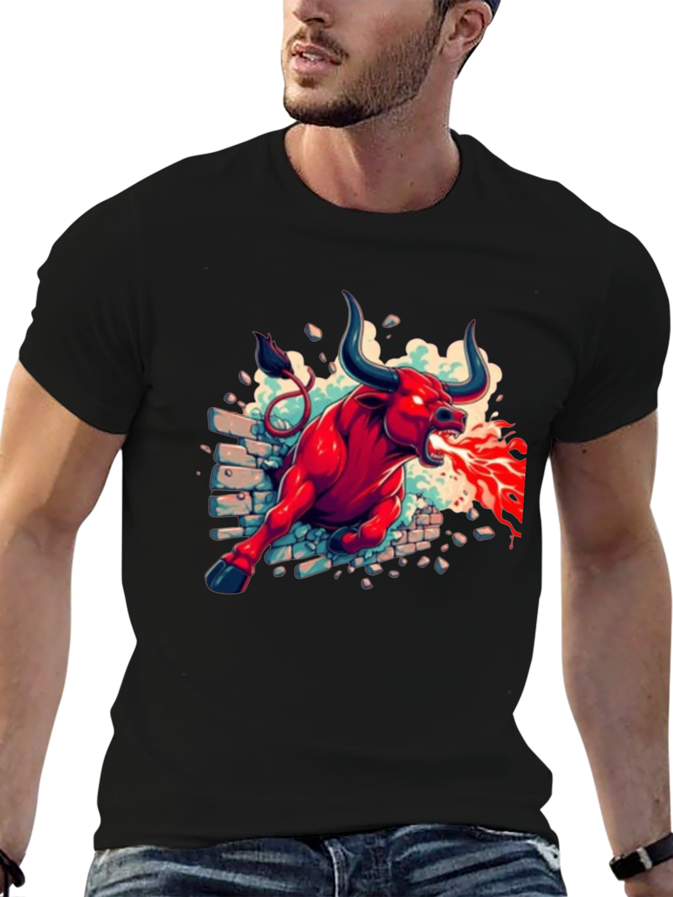 Raging Bull Graphic Tee - Fierce Style