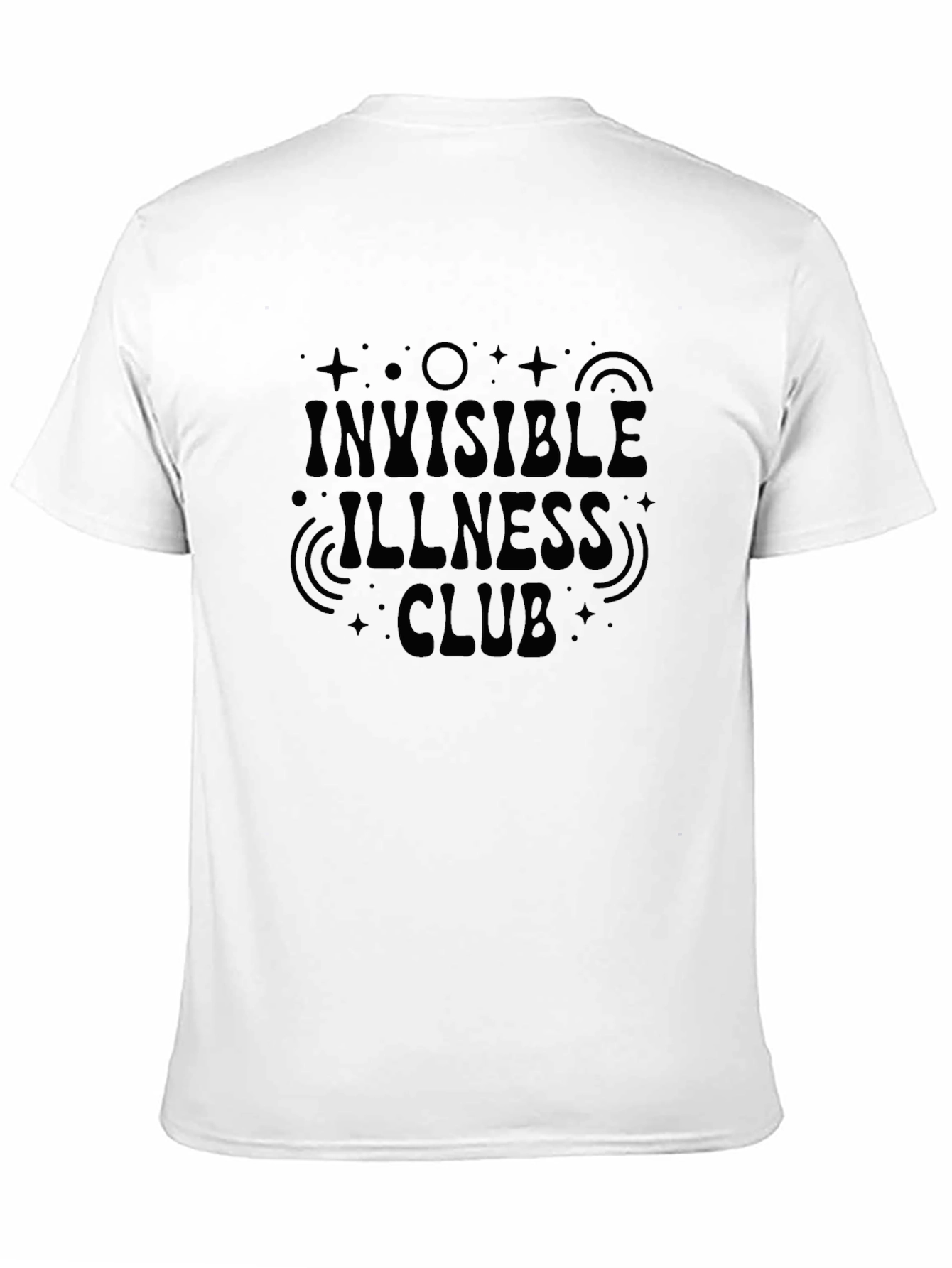Invisible Illness Club Black Graphic Tee