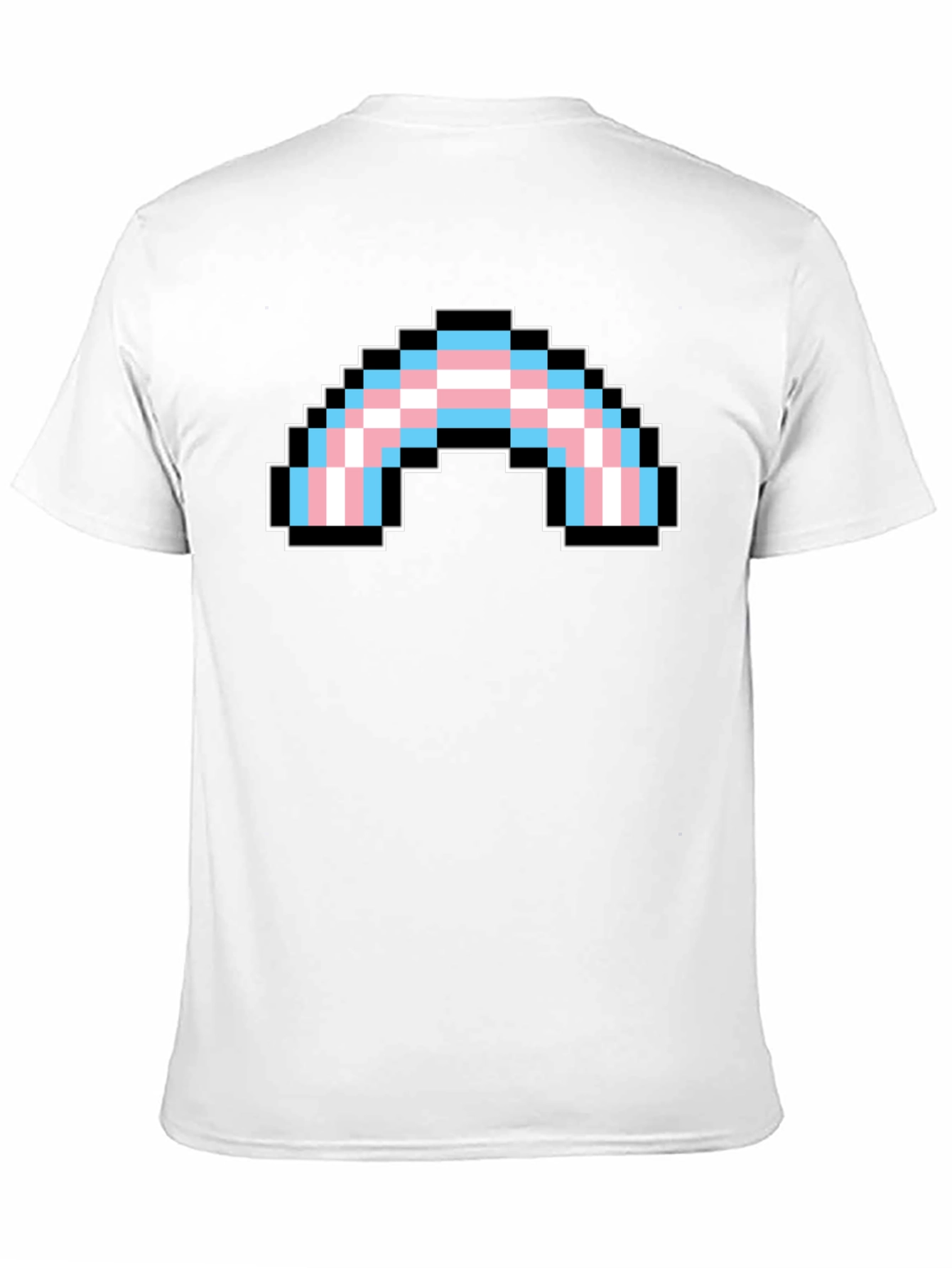 Pixel Transgender Rainbow Pride T-Shirt