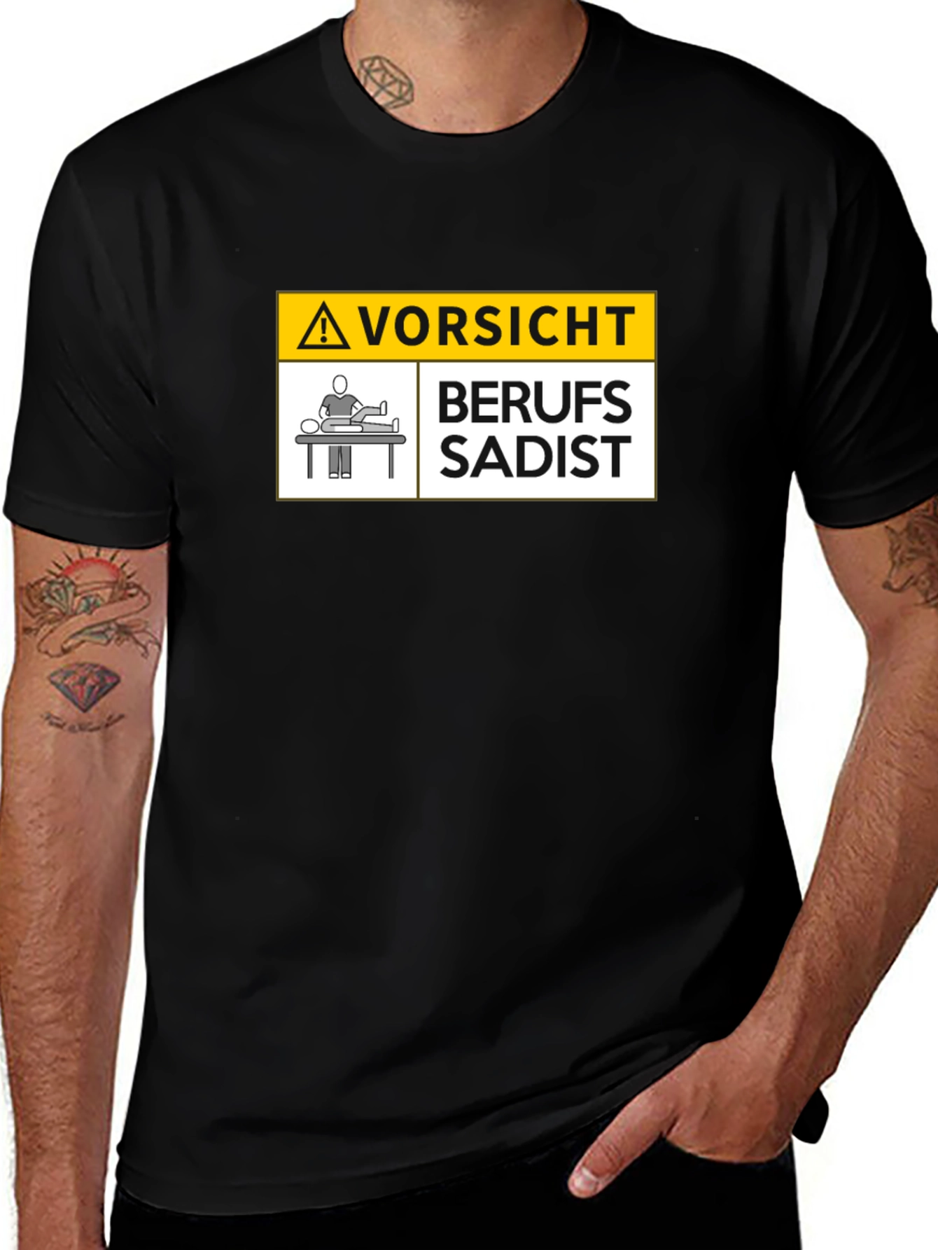 Berufs-Sadist T-Shirt - Caution Professional Sadist