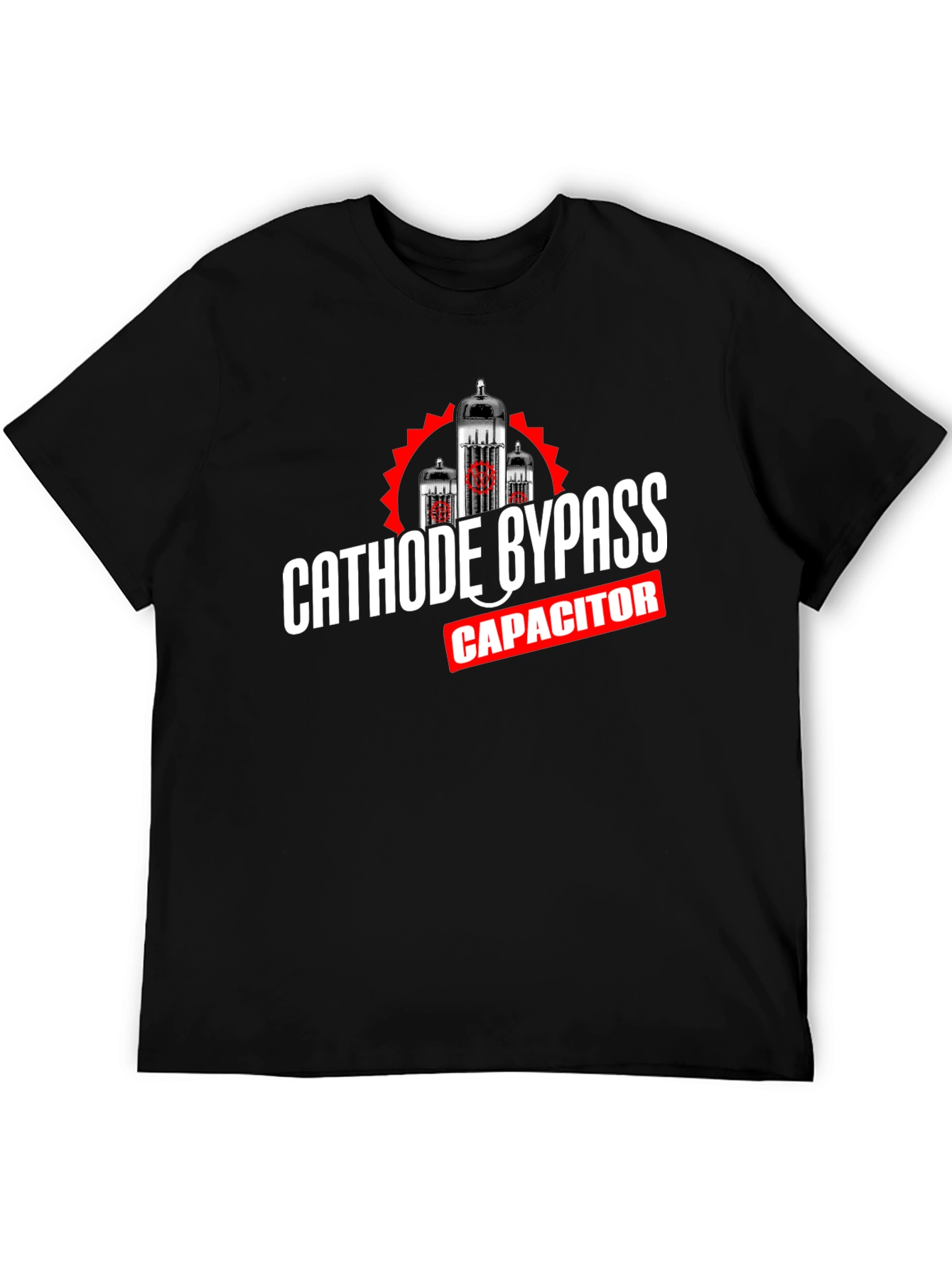 Cathode Bypass Capacitor T-Shirt Black