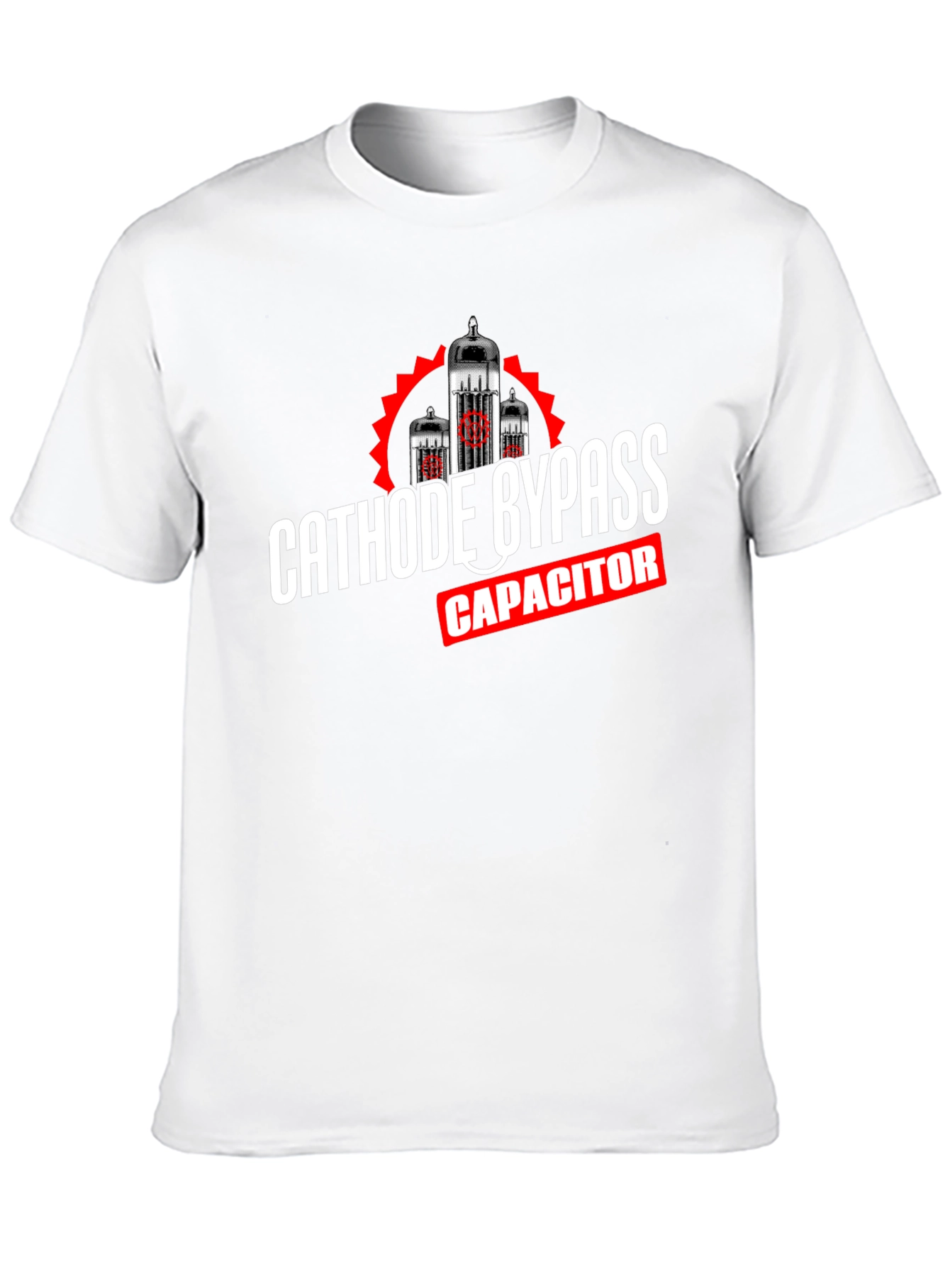Cathode Bypass Capacitor T-Shirt Black