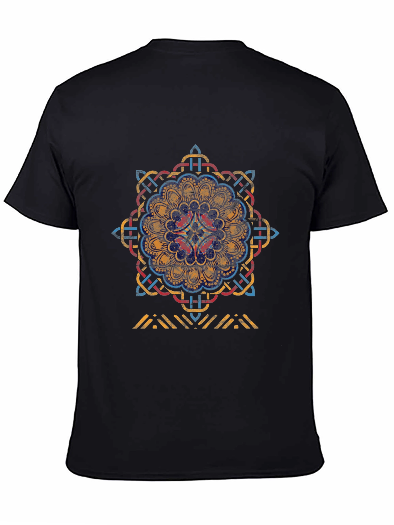Celtic Mandala Graphic Tee - Black
