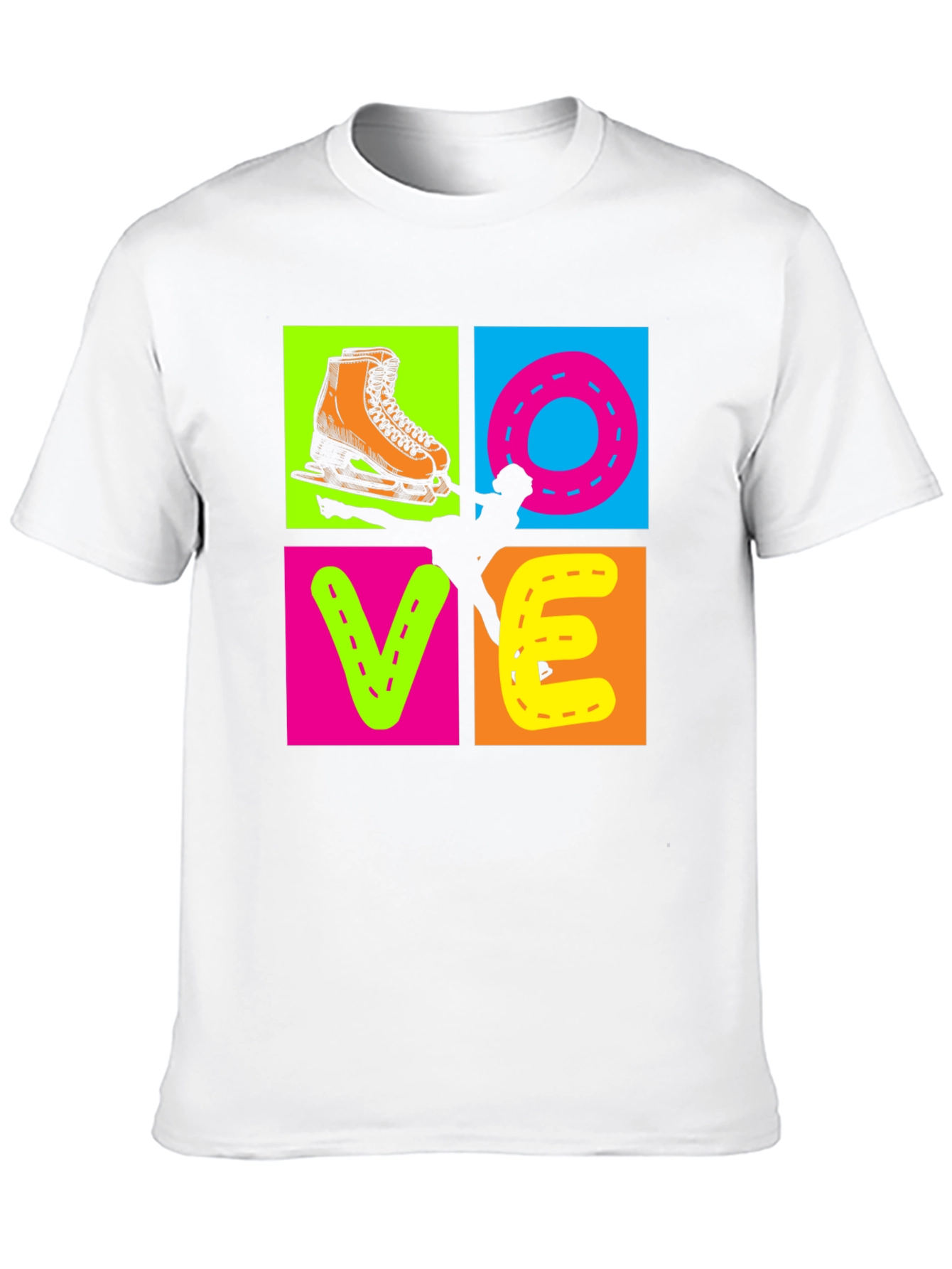 I Love Skating Graphic T-Shirt