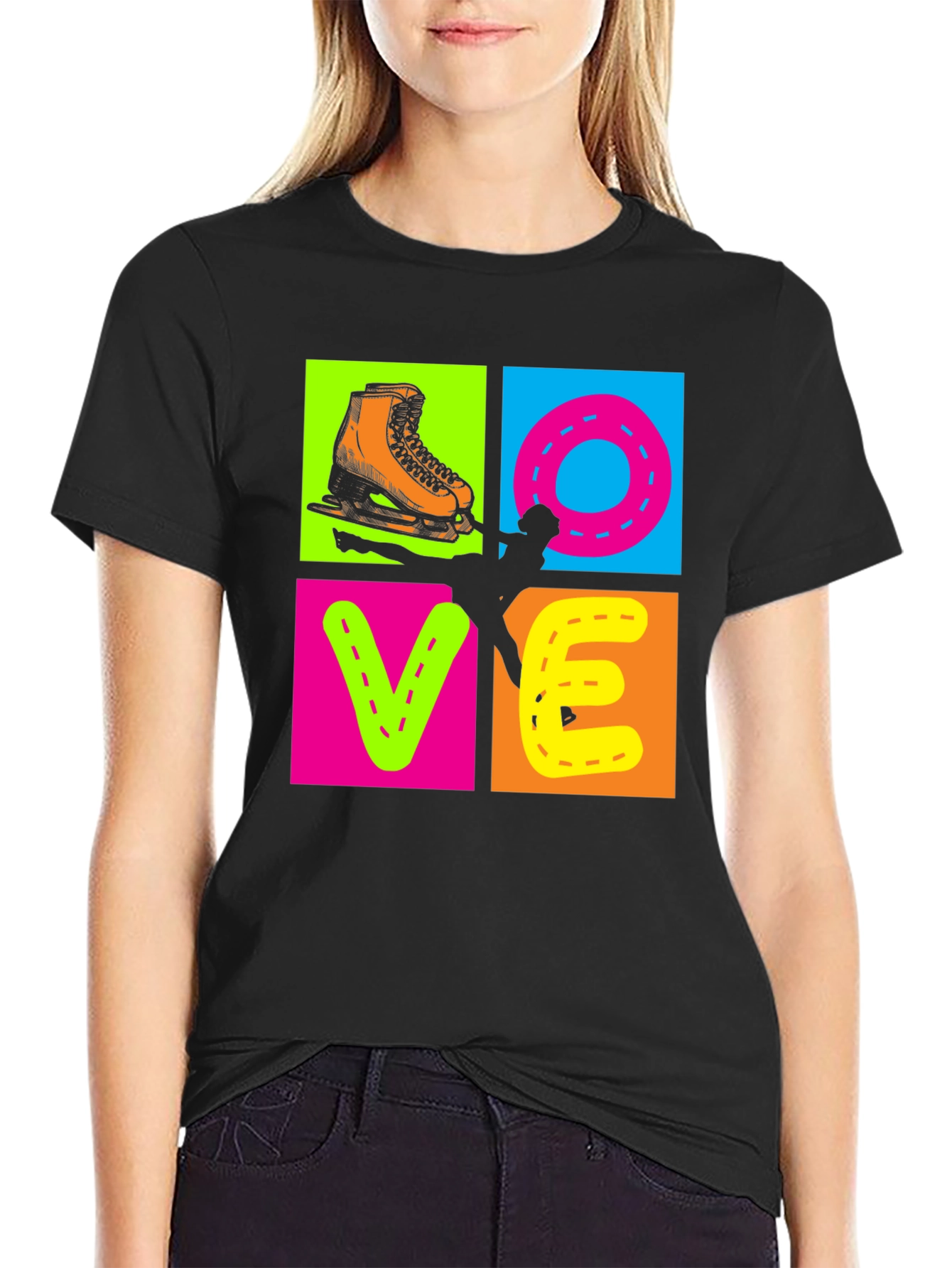 I Love Skating Graphic T-Shirt