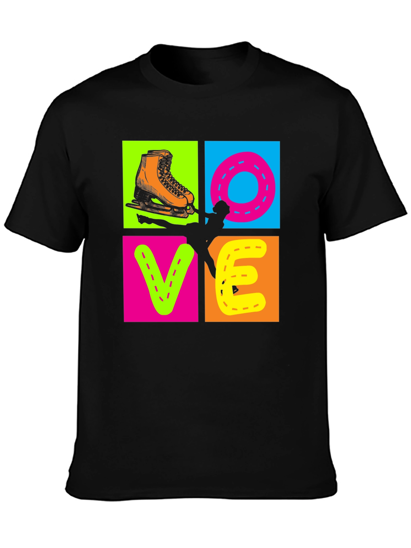 I Love Skating Graphic T-Shirt