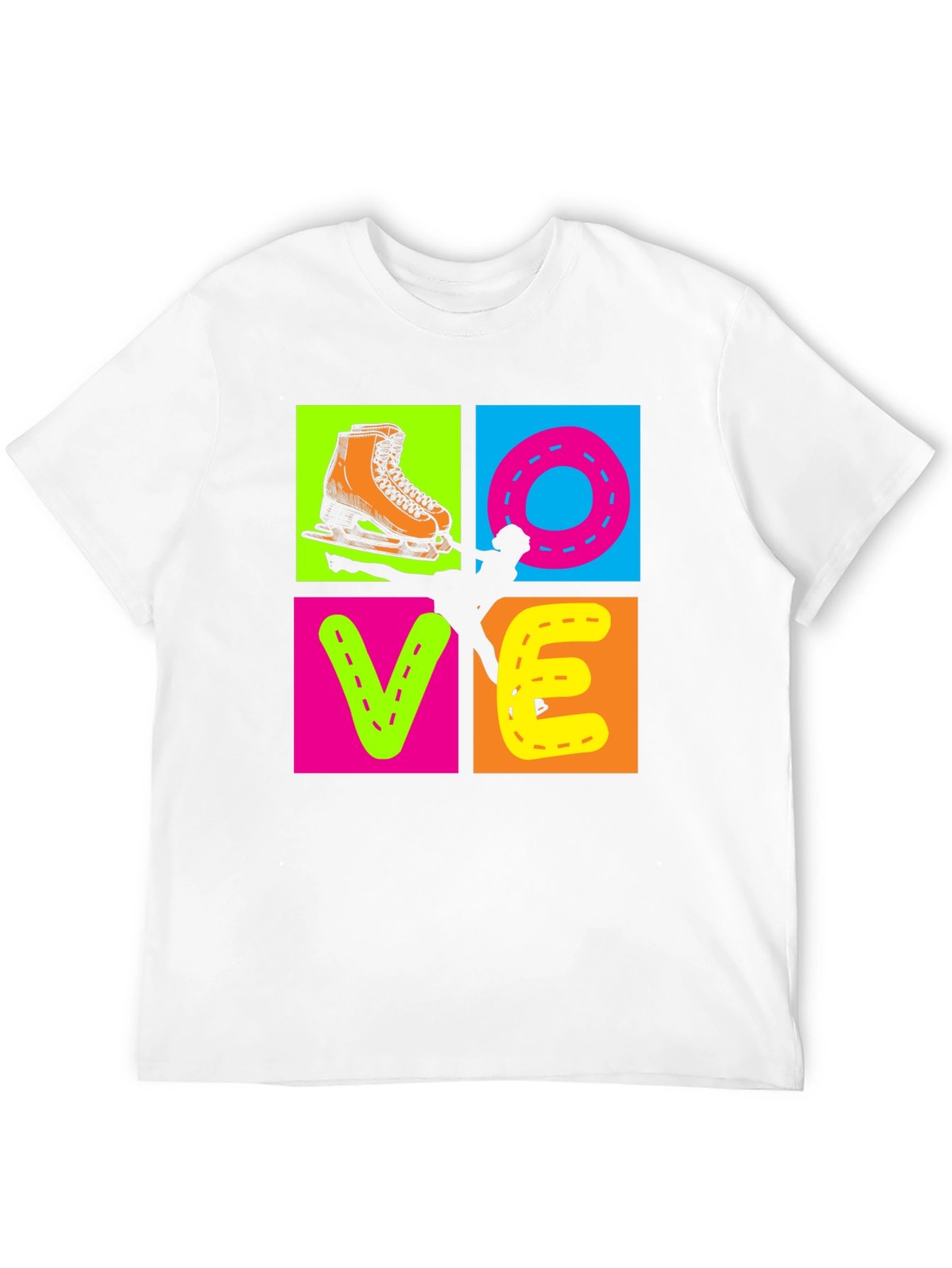 I Love Skating Graphic T-Shirt