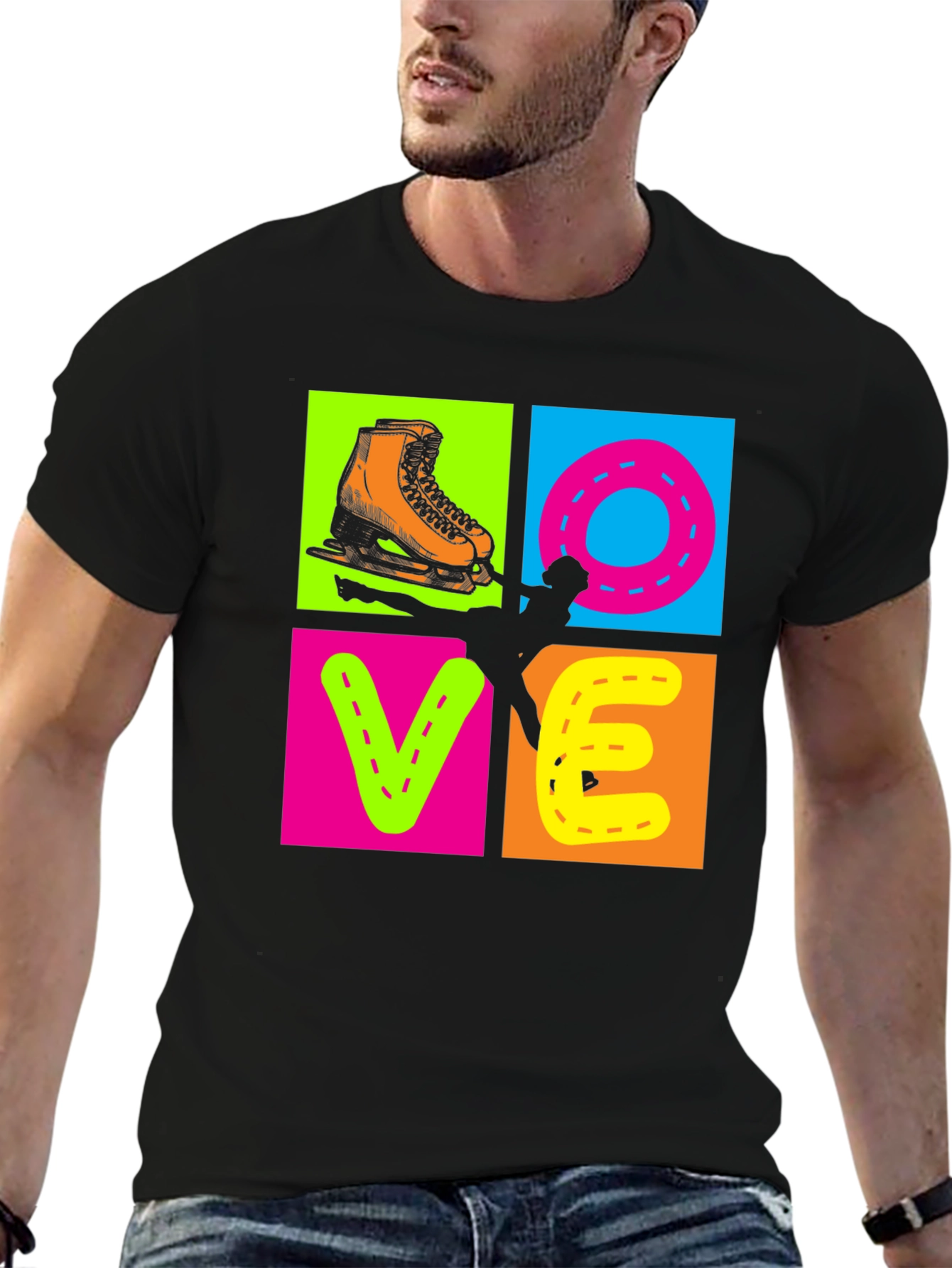 I Love Skating Graphic T-Shirt