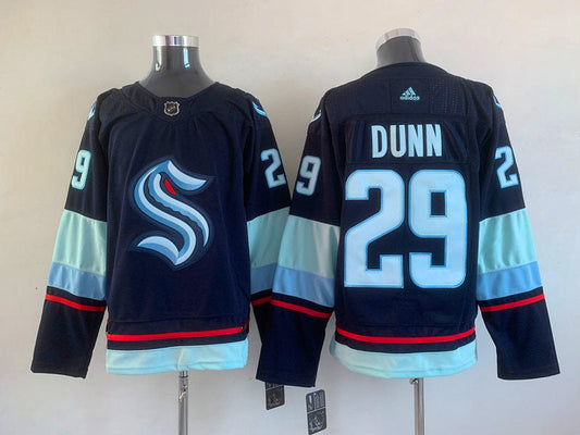 Men's Seattle Kraken Vince Dunn #29 Deep Sea Blue Home Breakaway Player Jerseys