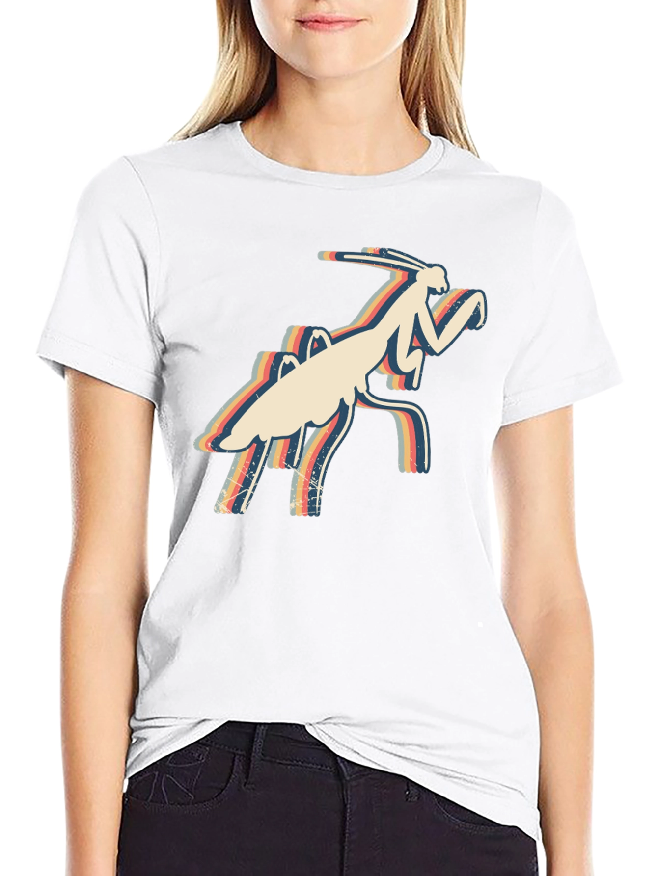Retro Mantis Graphic T-Shirt