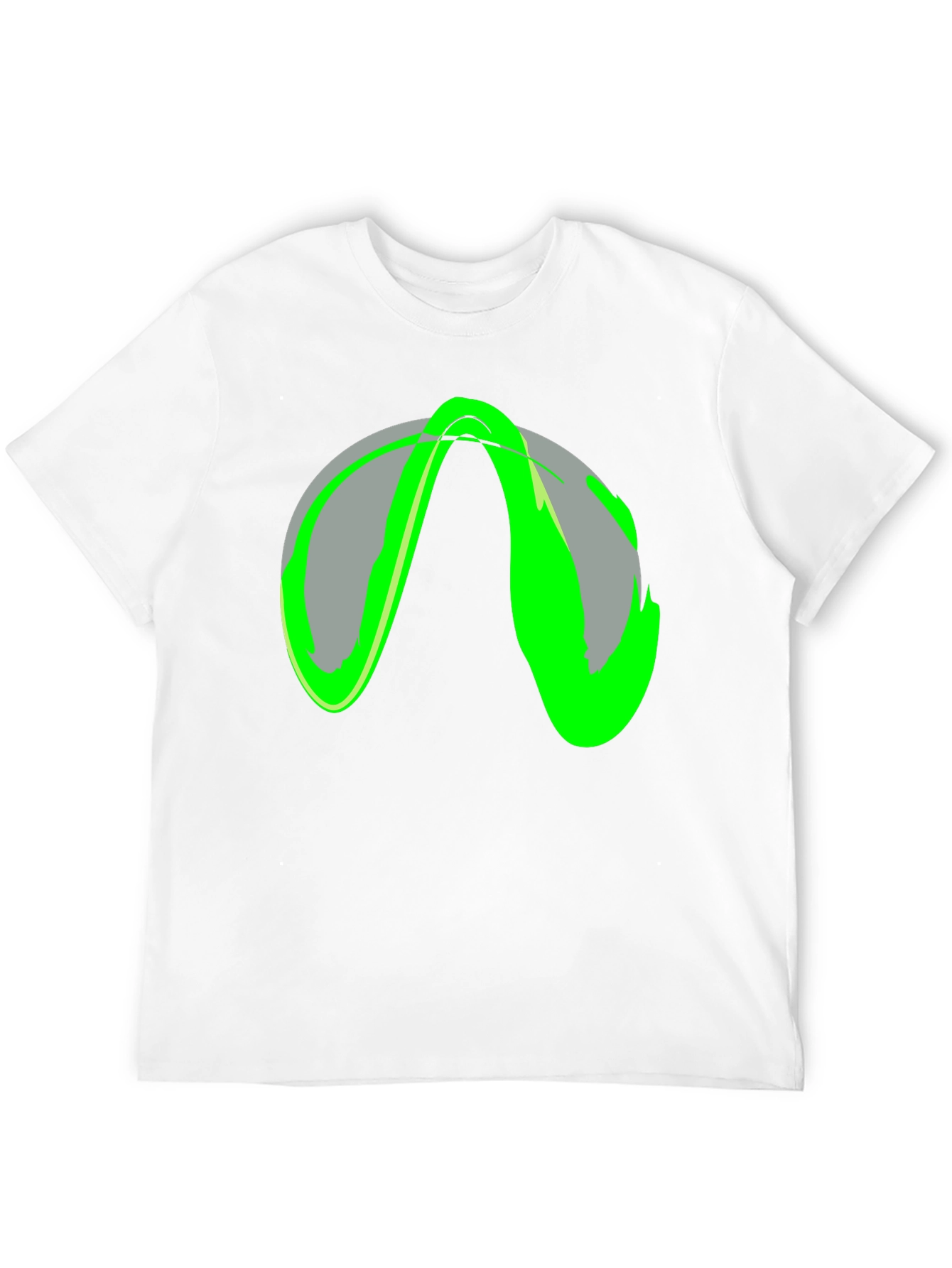Abstract Graphic Print Black Casual T-Shirt