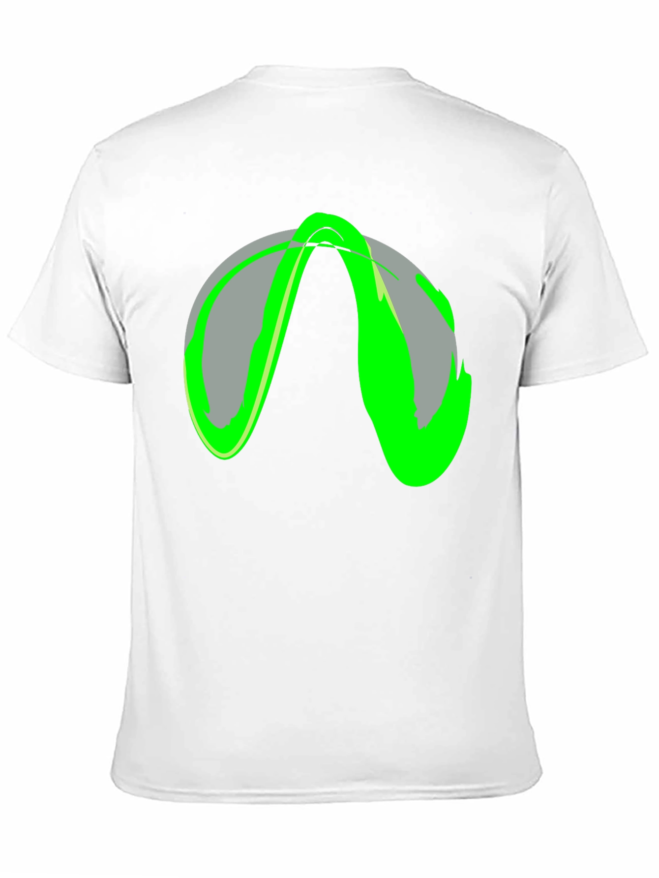 Abstract Graphic Print Black Casual T-Shirt