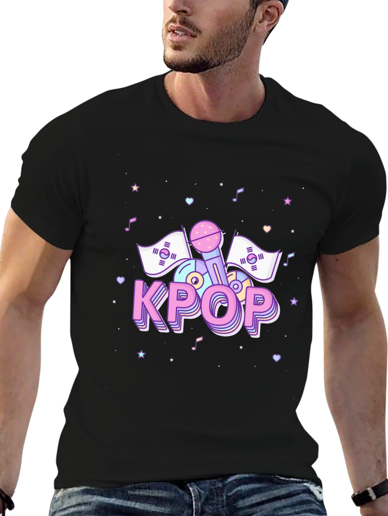 KPOP Graphic Tee - Stylish Music Fan Apparel