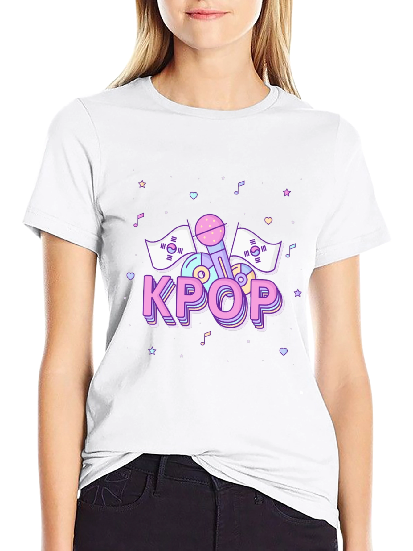 KPOP Graphic Tee - Stylish Music Fan Apparel