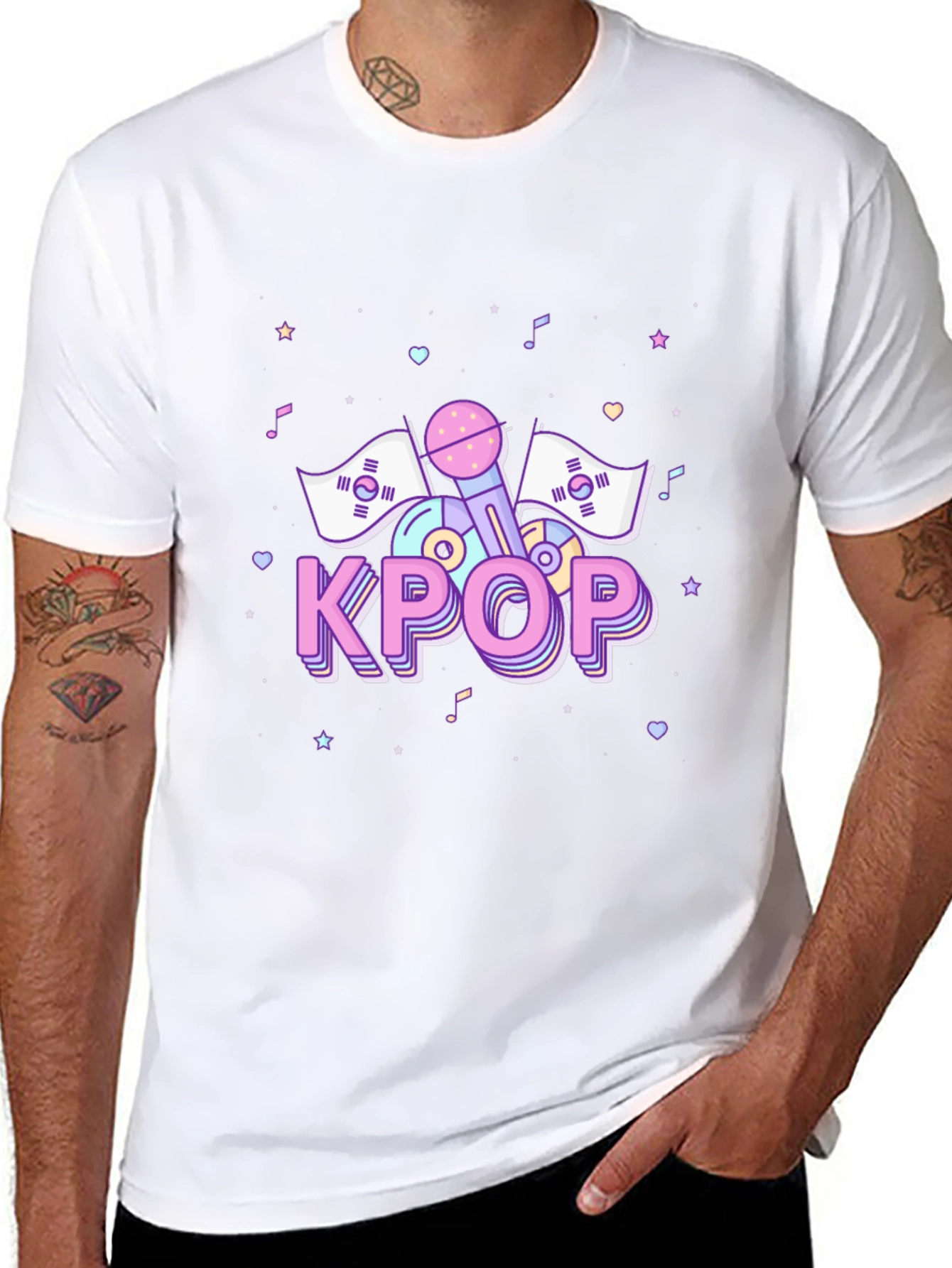 KPOP Graphic Tee - Stylish Music Fan Apparel