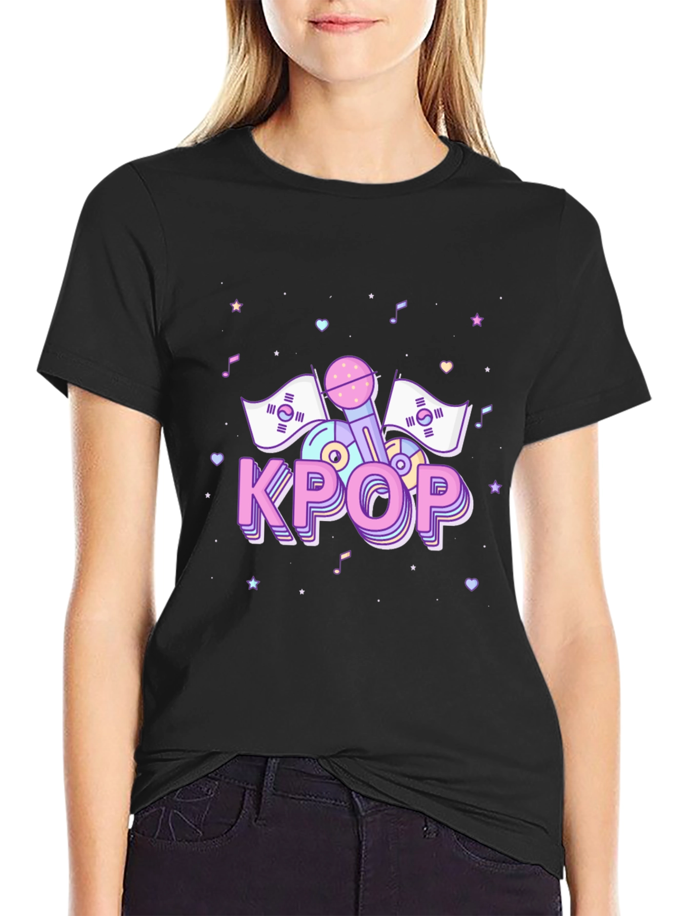 KPOP Graphic Tee - Stylish Music Fan Apparel