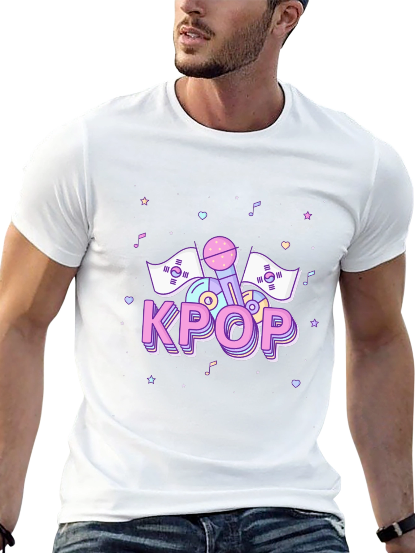 KPOP Graphic Tee - Stylish Music Fan Apparel
