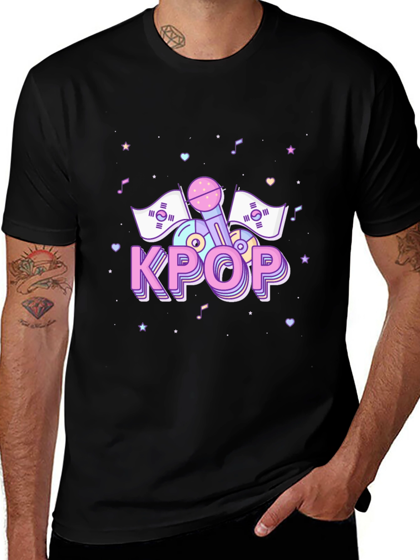 KPOP Graphic Tee - Stylish Music Fan Apparel