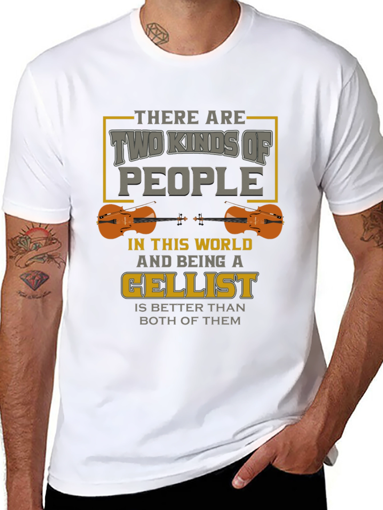 Cellist T-Shirt: Two Kinds of People